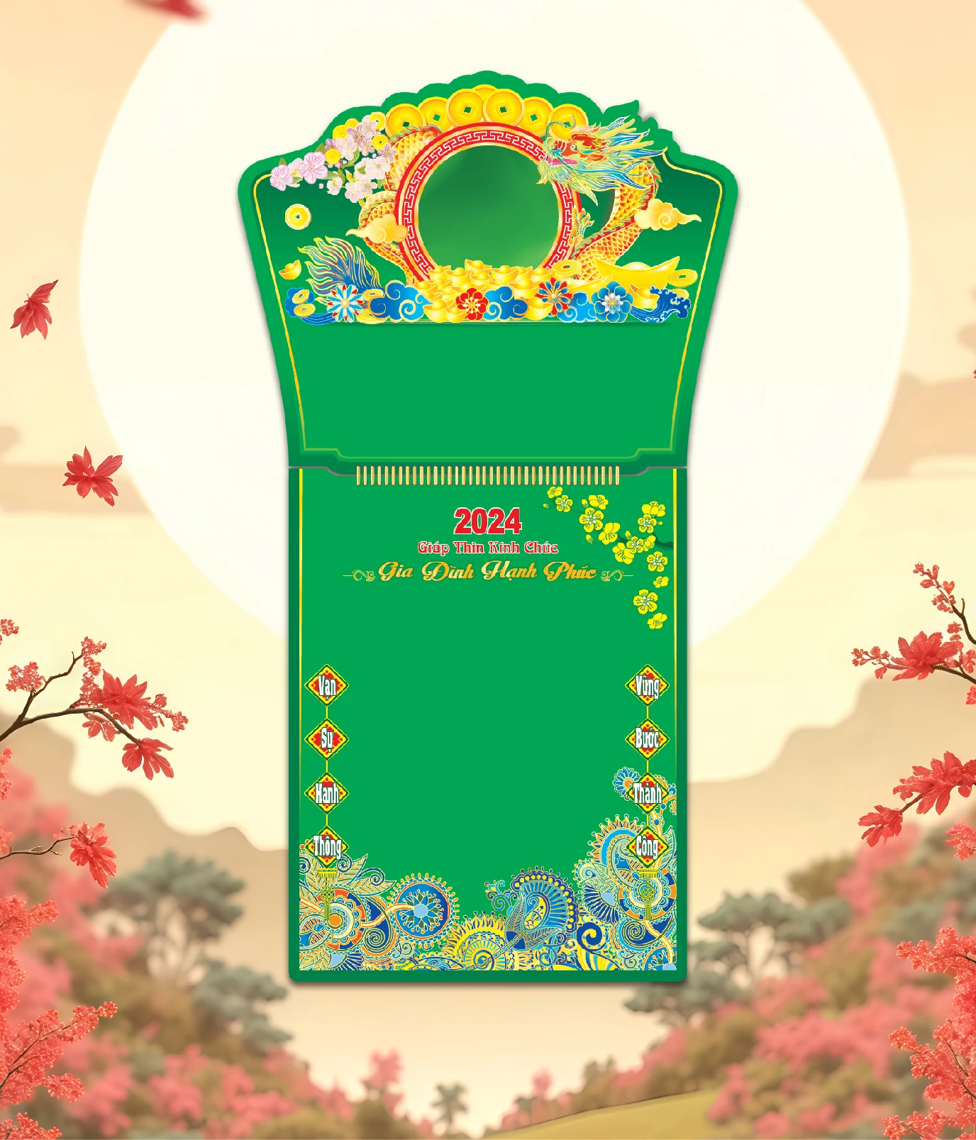 Khánh Lịch Rồng, Hoa Xuân & Câu Đối