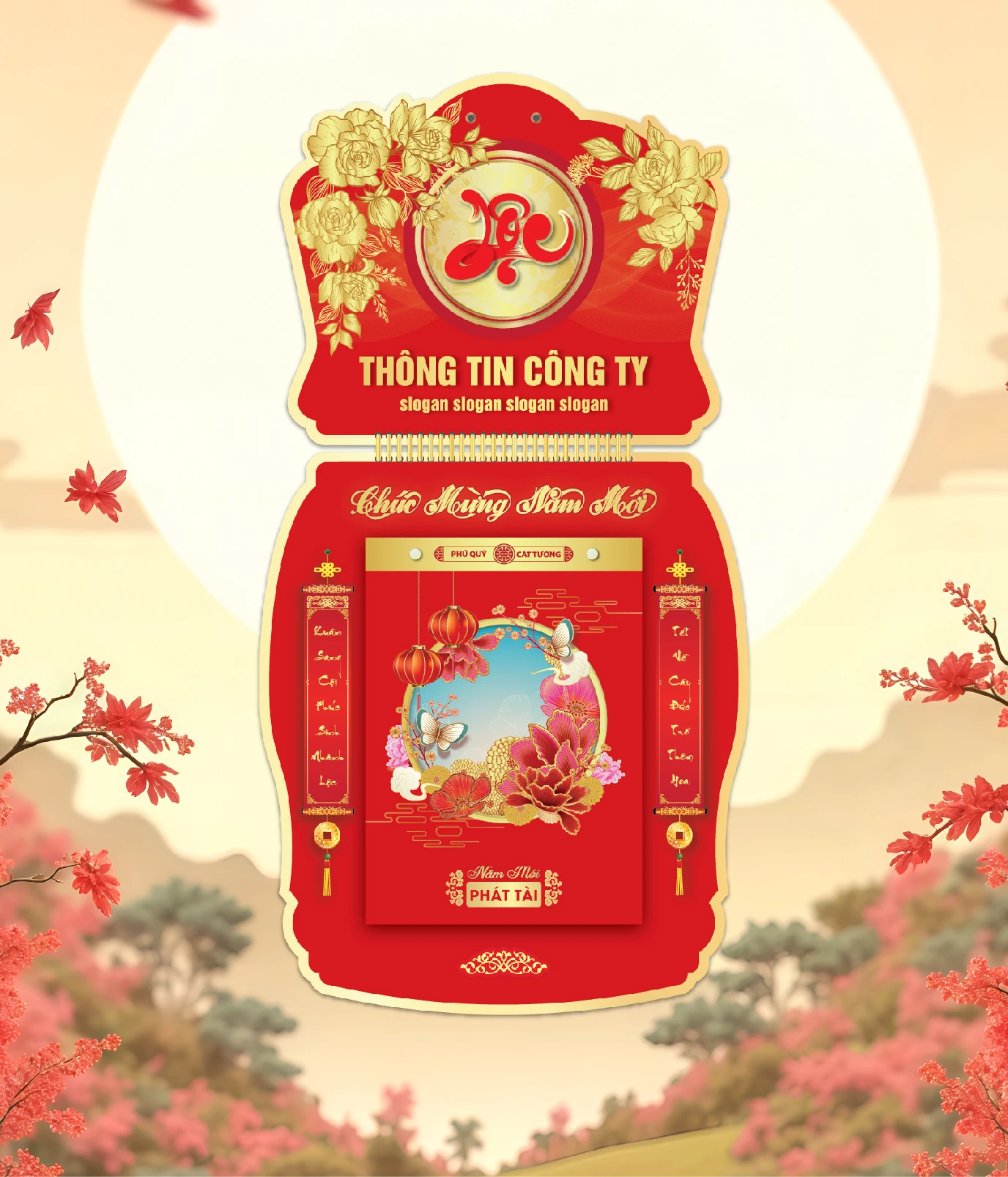 Khánh Lịch Chữ Lộc & Hoa Xuân 2