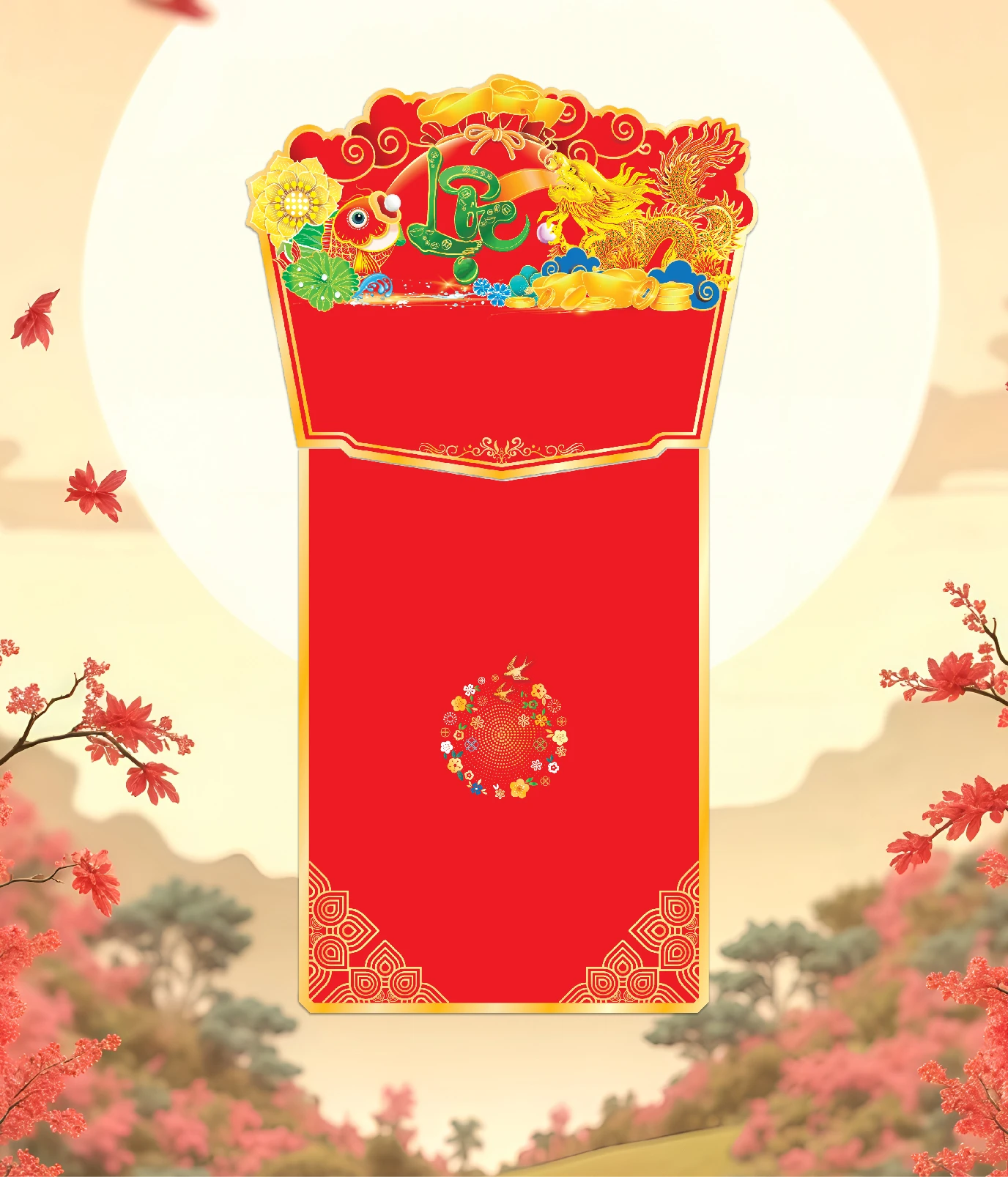 Khánh Lịch Chữ Lộc, Cá & Rồng