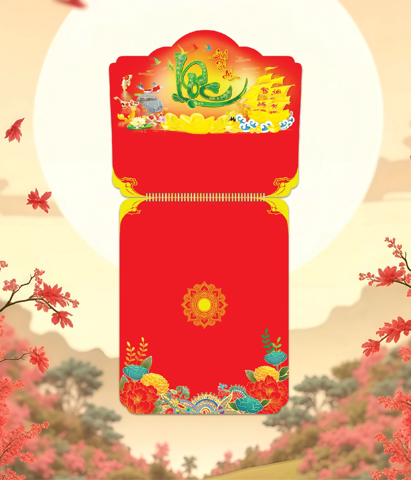 Khánh Lịch Chữ Lộc, Cá & Thuận Buồm Xuôi Gió