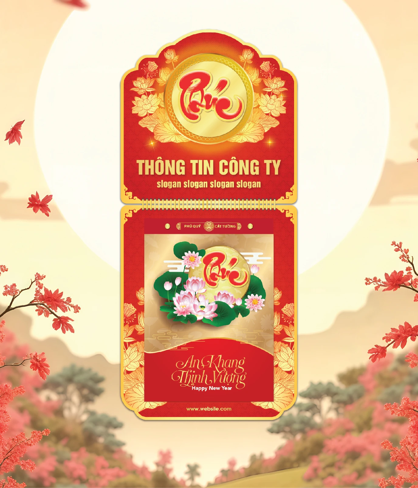 Khánh Lịch Chữ Phúc, Hoa Sen 2