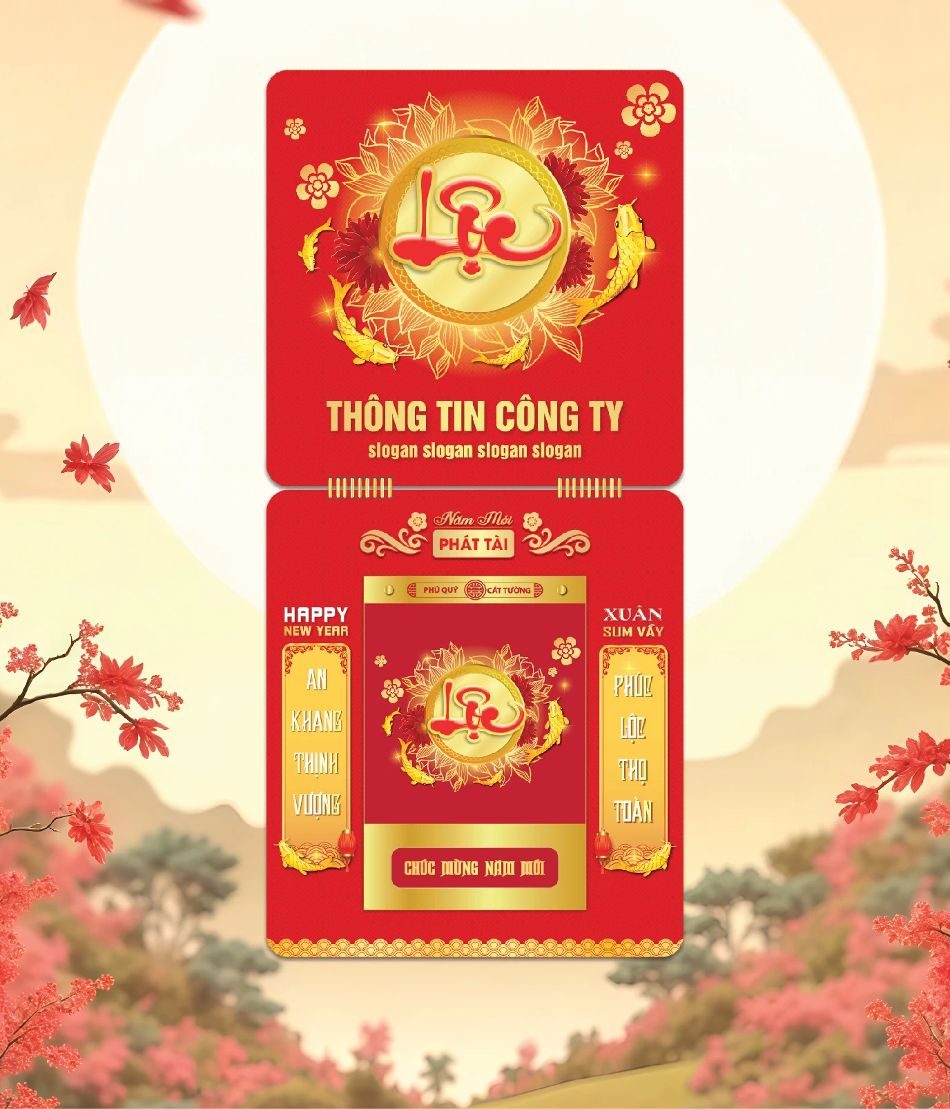 Khánh Lịch Chữ Lộc, Cá Hoa Xuân