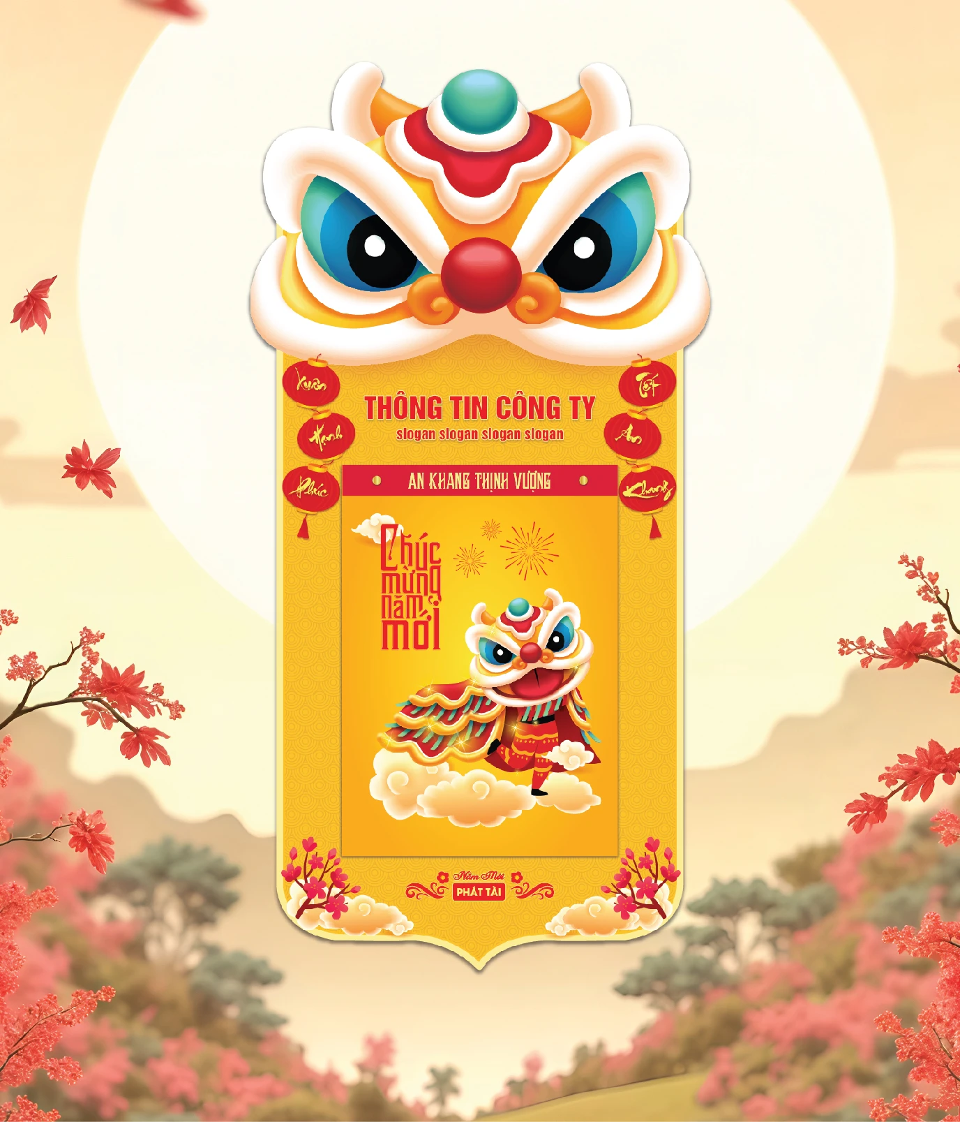 Khánh Lịch Ông Lân Năm Mới 2