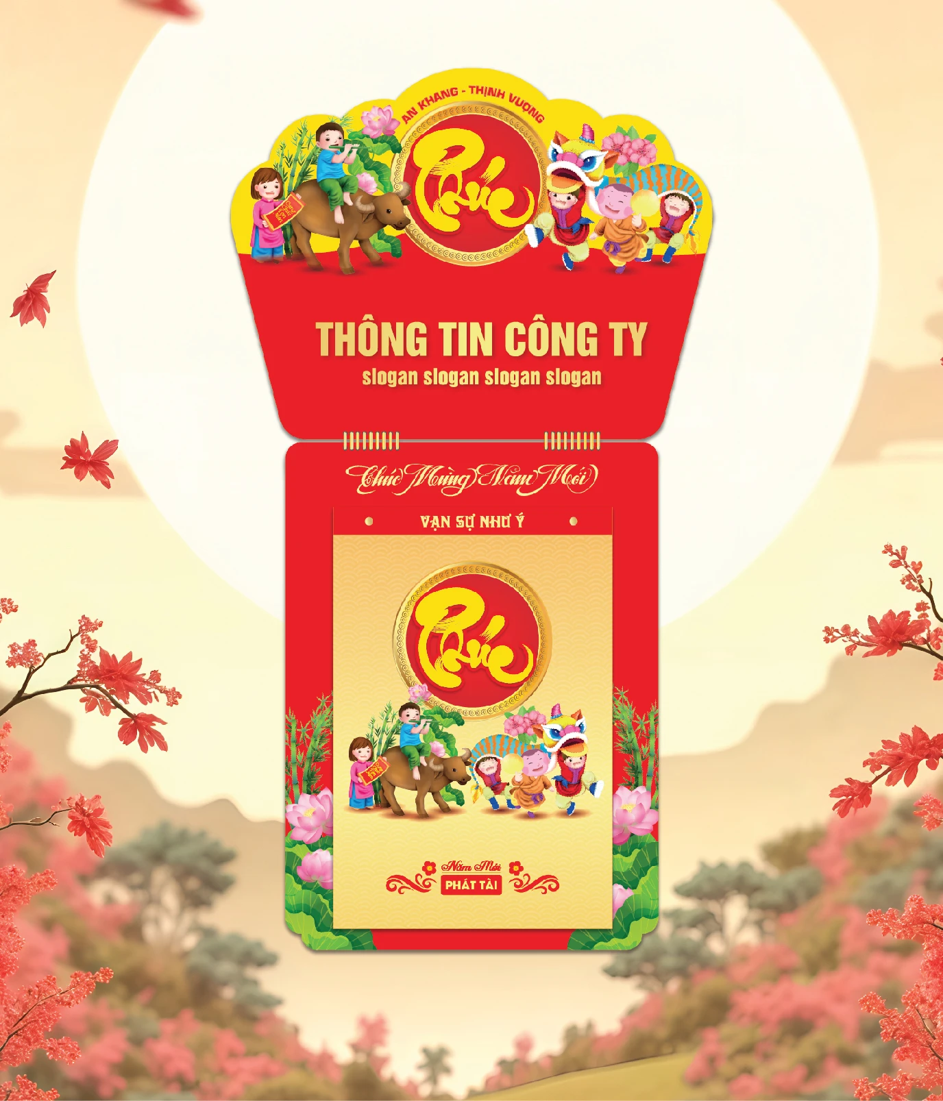 Khánh Lịch Chữ Phúc, Chúc Mừng Năm Mới