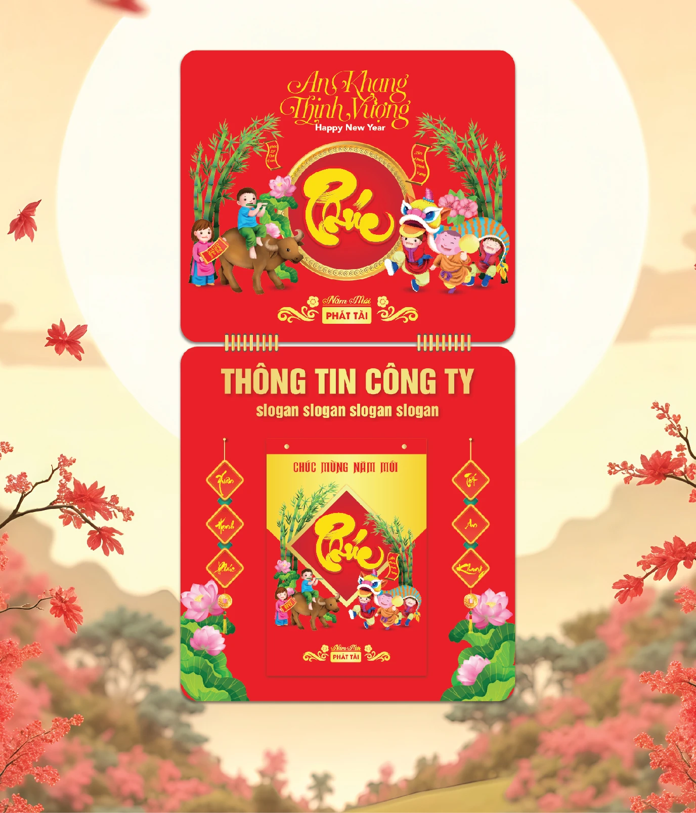 Khánh Lịch Chữ Phúc, An Khang Thịnh Vượng