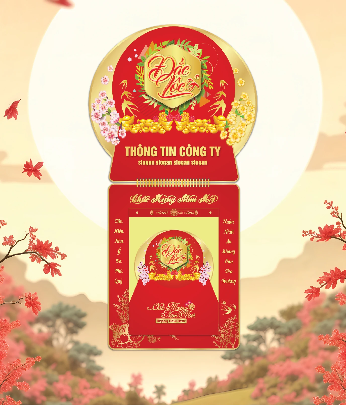 Khánh Lịch Đắc Lộc, Chim Én, Hóa Xuân