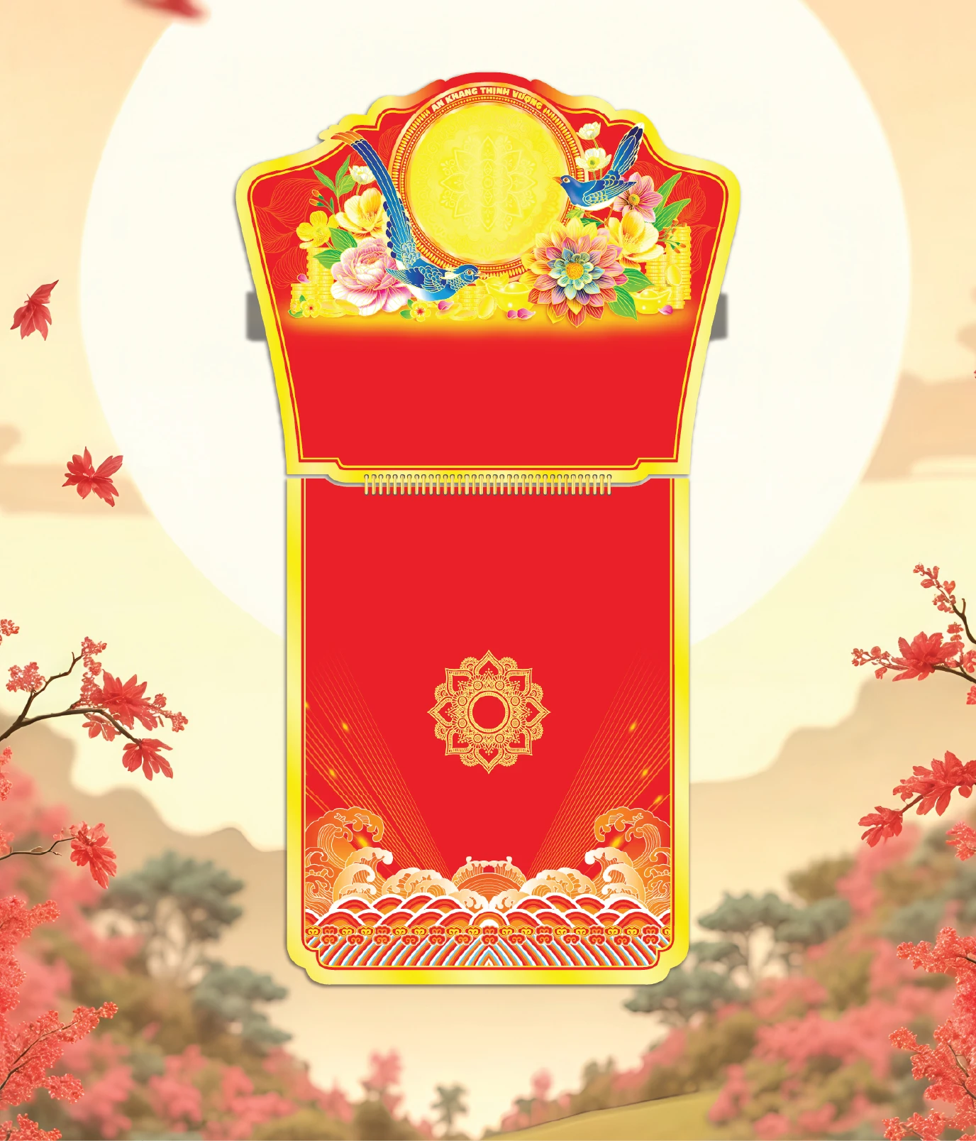 Khánh Lịch Chim, Hoa Xuân Mẫu Đỏ