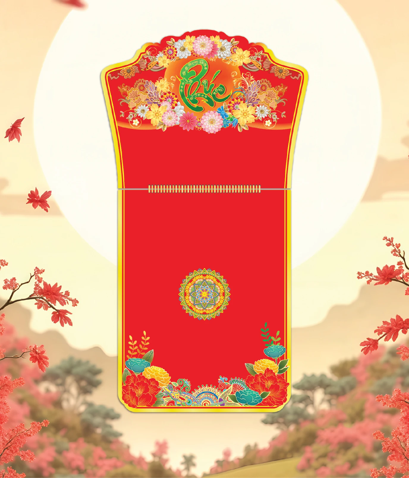 Khánh Lịch Chữ Phúc, Hoa Xuân