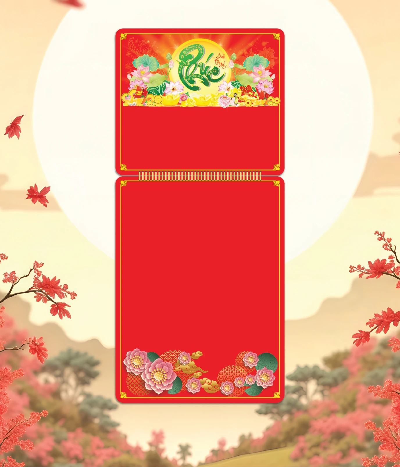 Khánh Lịch Chữ Phúc, Hoa Sen