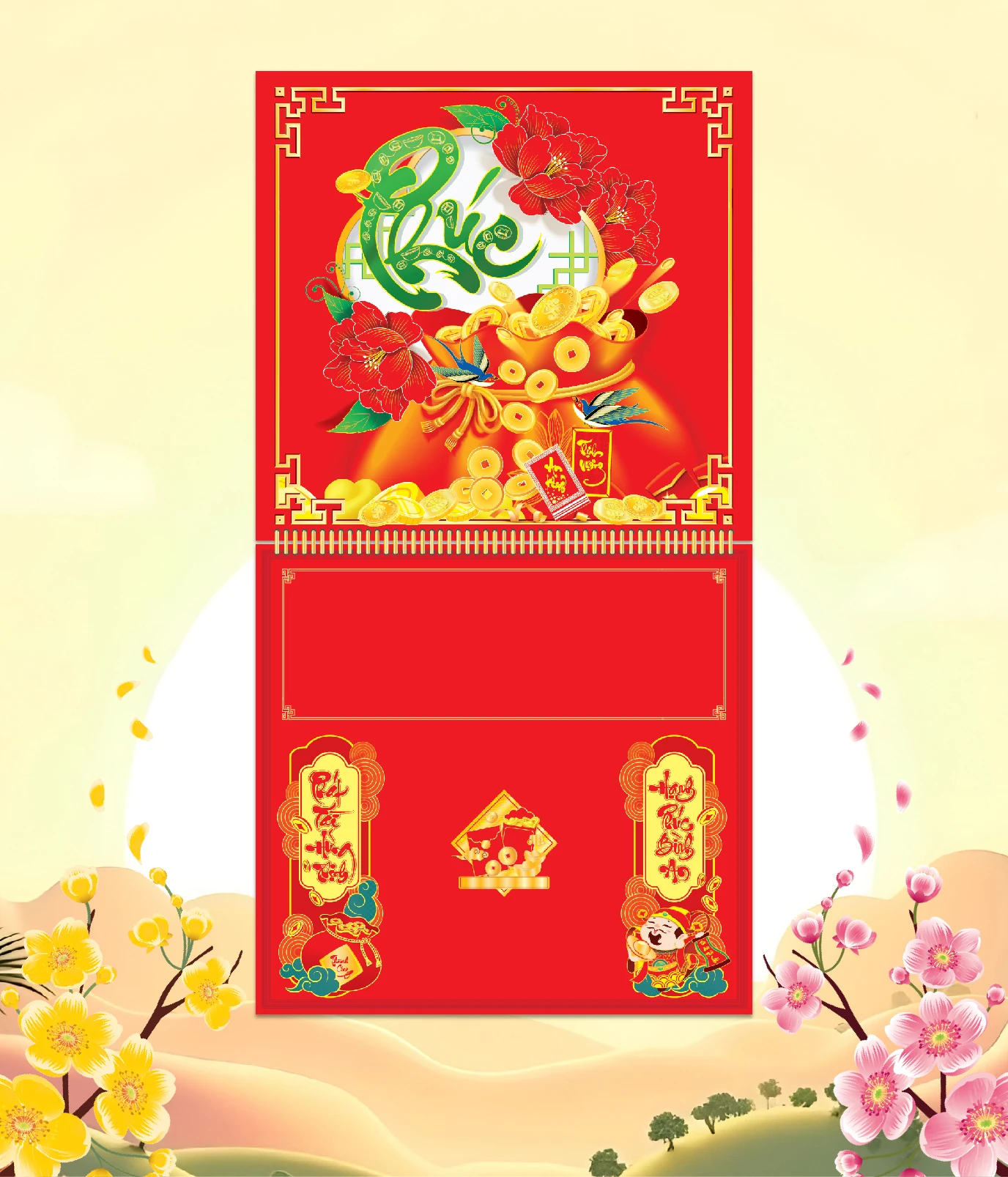 Khánh Thị Trường, Hoa Mùa Xuân, Phúc Lộc Thọ - Túi Chữ Phúc