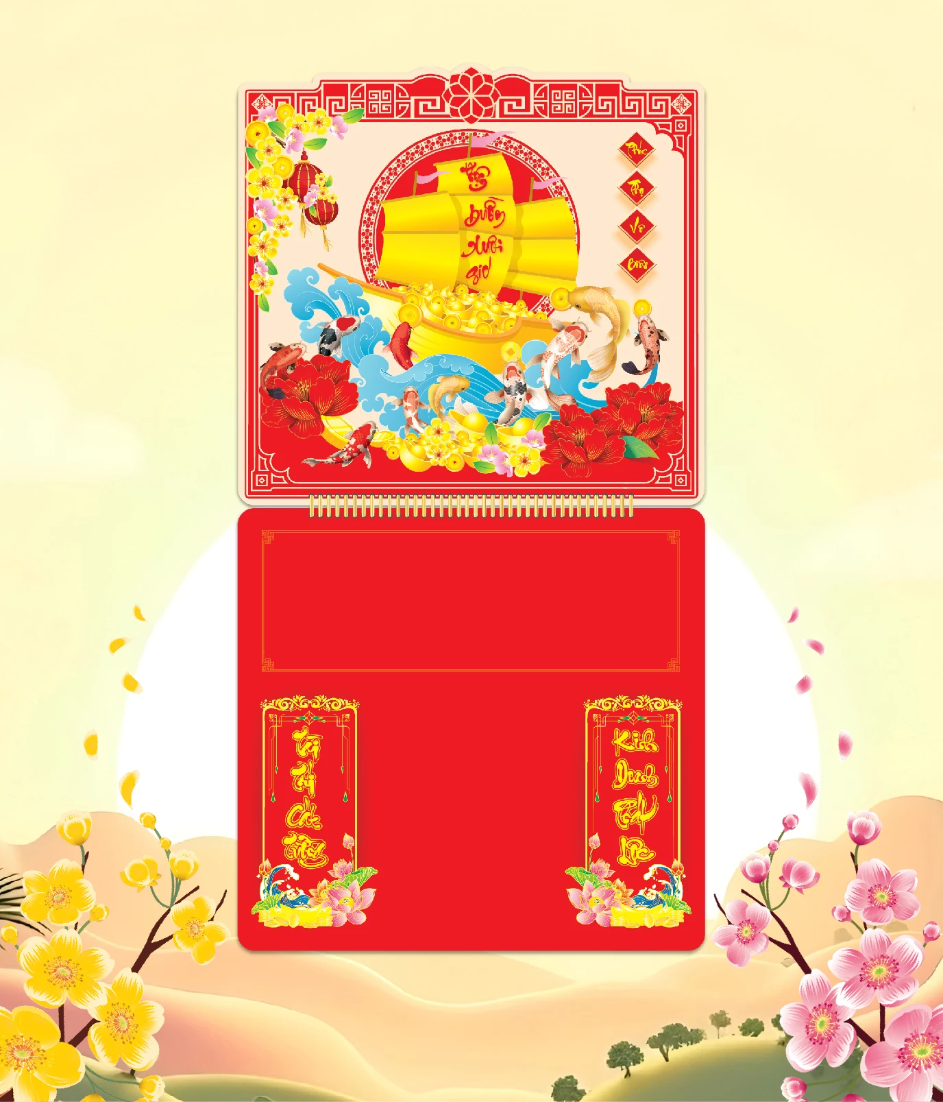 Khánh Thị Trường, Hoa Mùa Xuân, Phúc Lộc Thọ - Thuận Buồm