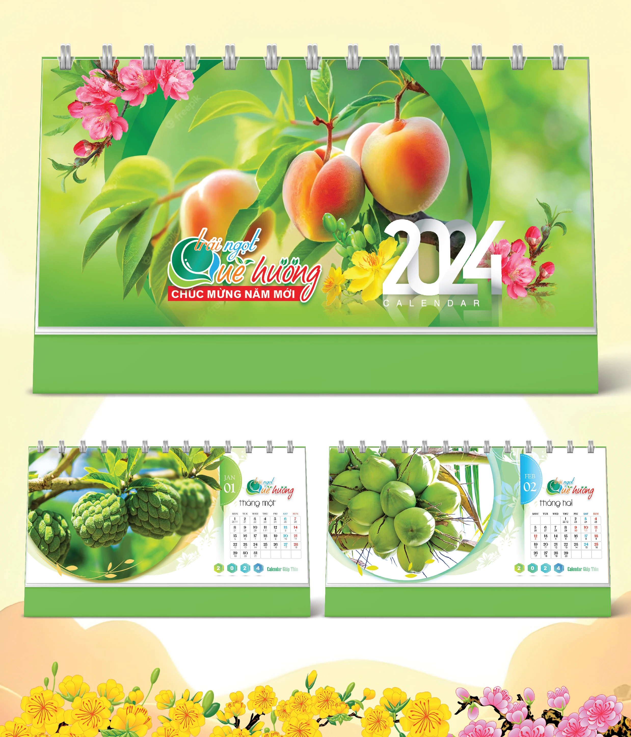 Lịch Bàn Trái Ngọt Quê Hương