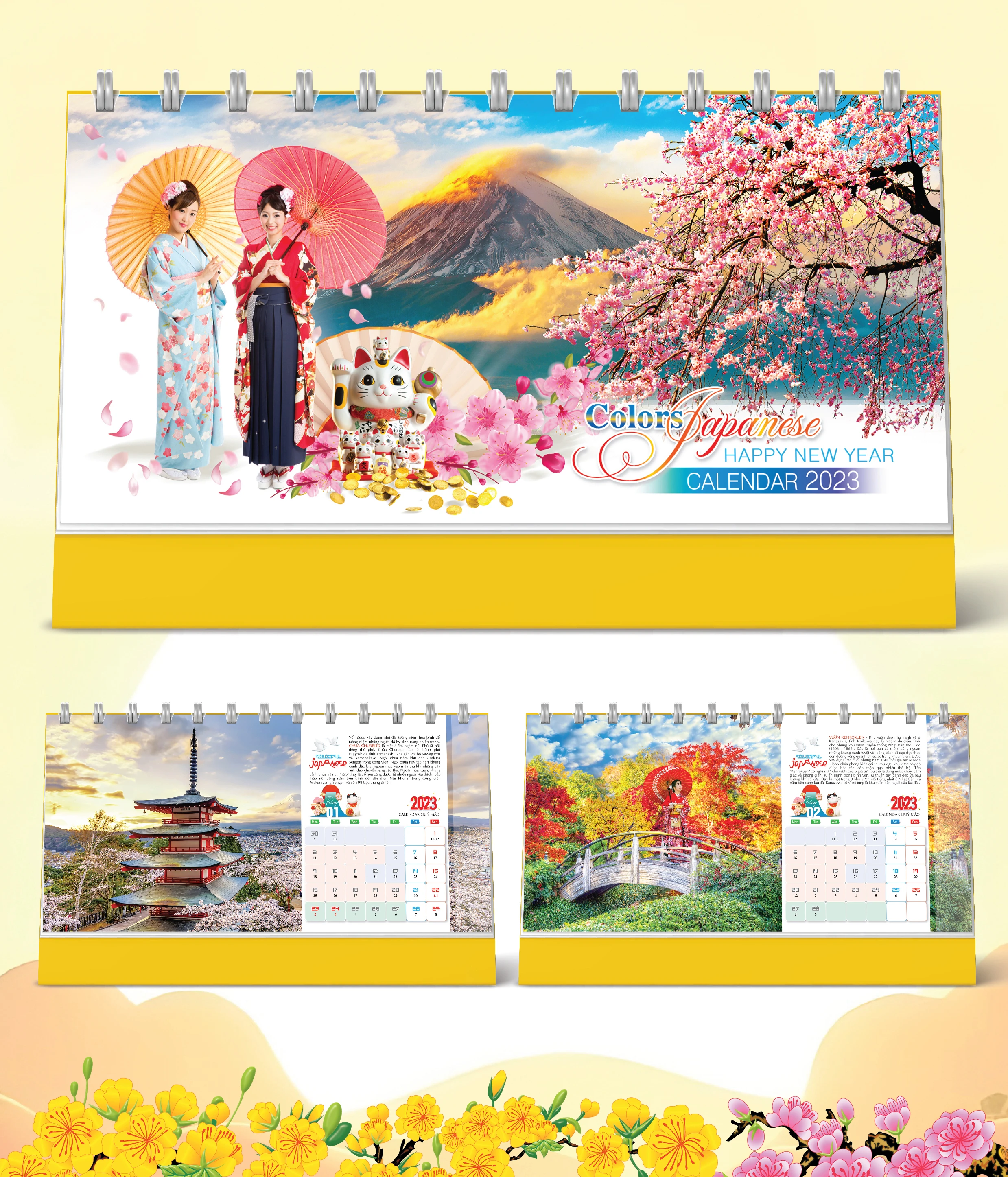 Lịch Bàn Happy Việt Nam Thịnh Vượng 222