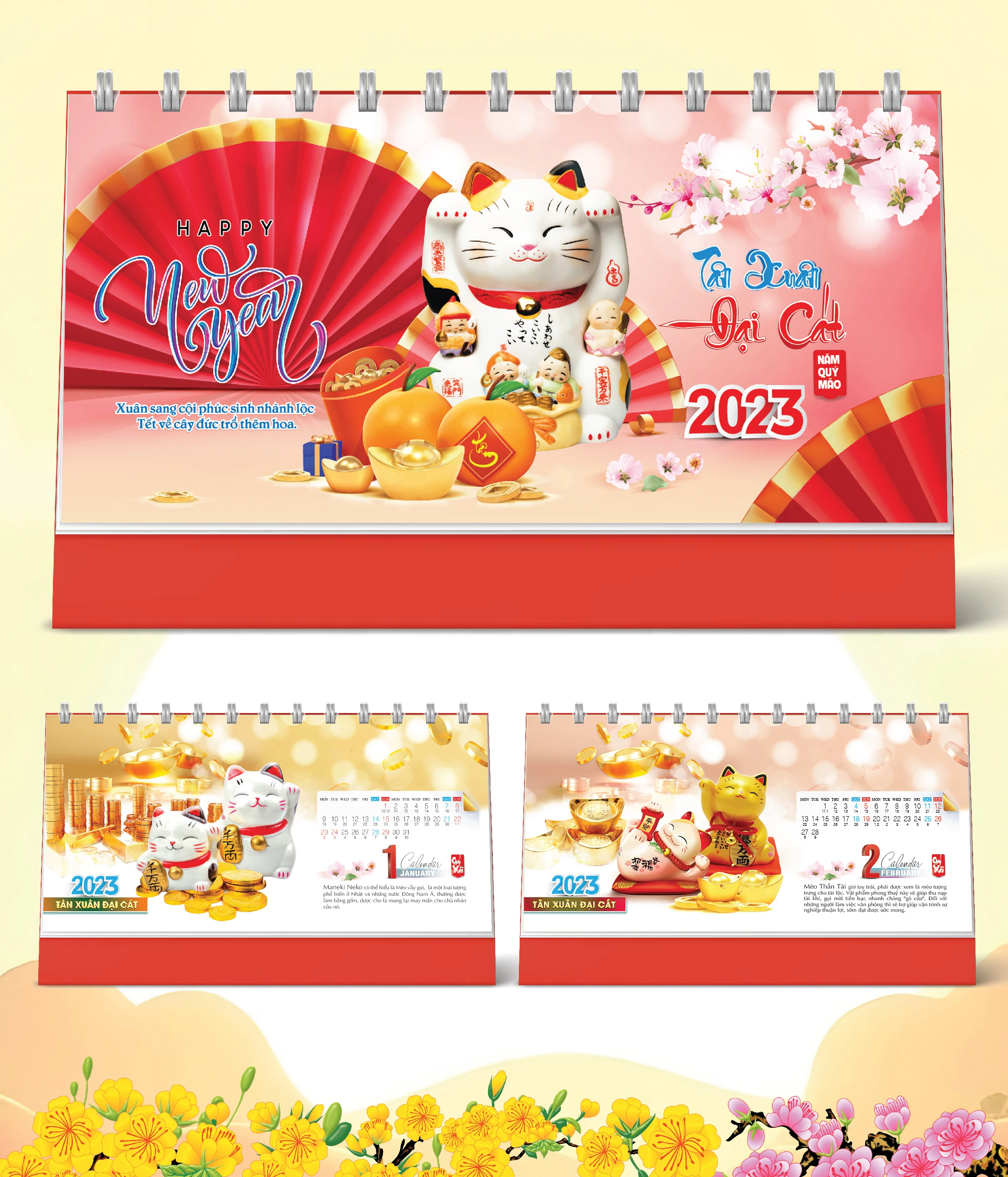 Lịch Bàn Happy Việt Nam Thịnh Vượng Biển Đẹp 22