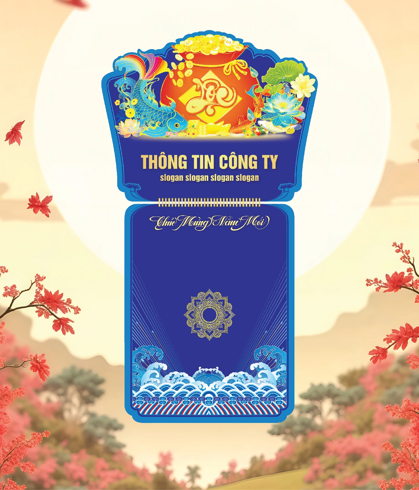 Khánh Lịch Túi Lộc, Cá & Hoa Sen