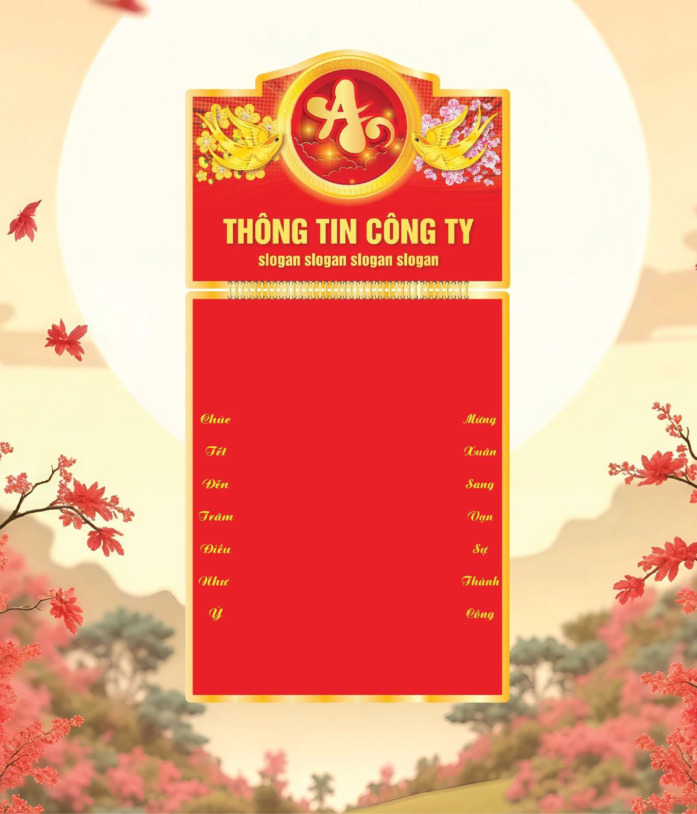 Khánh Lịch Chữ An, Chim & Hoa Xuân 2