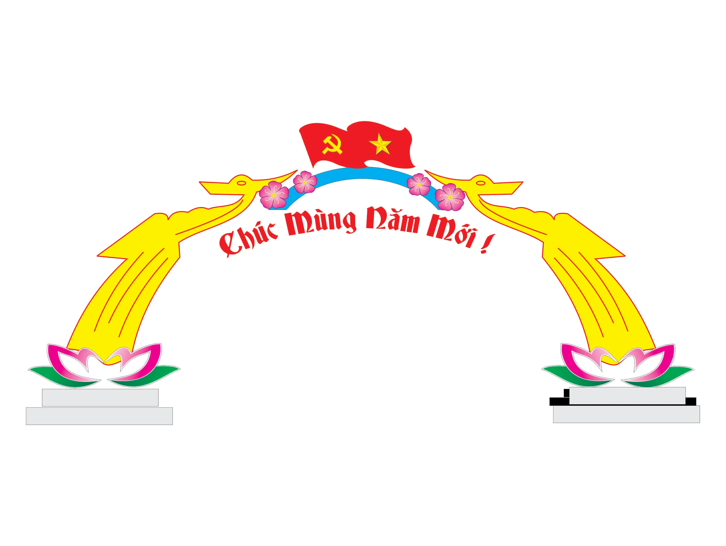 Cổng Chào Đảng - Năm Mới 2