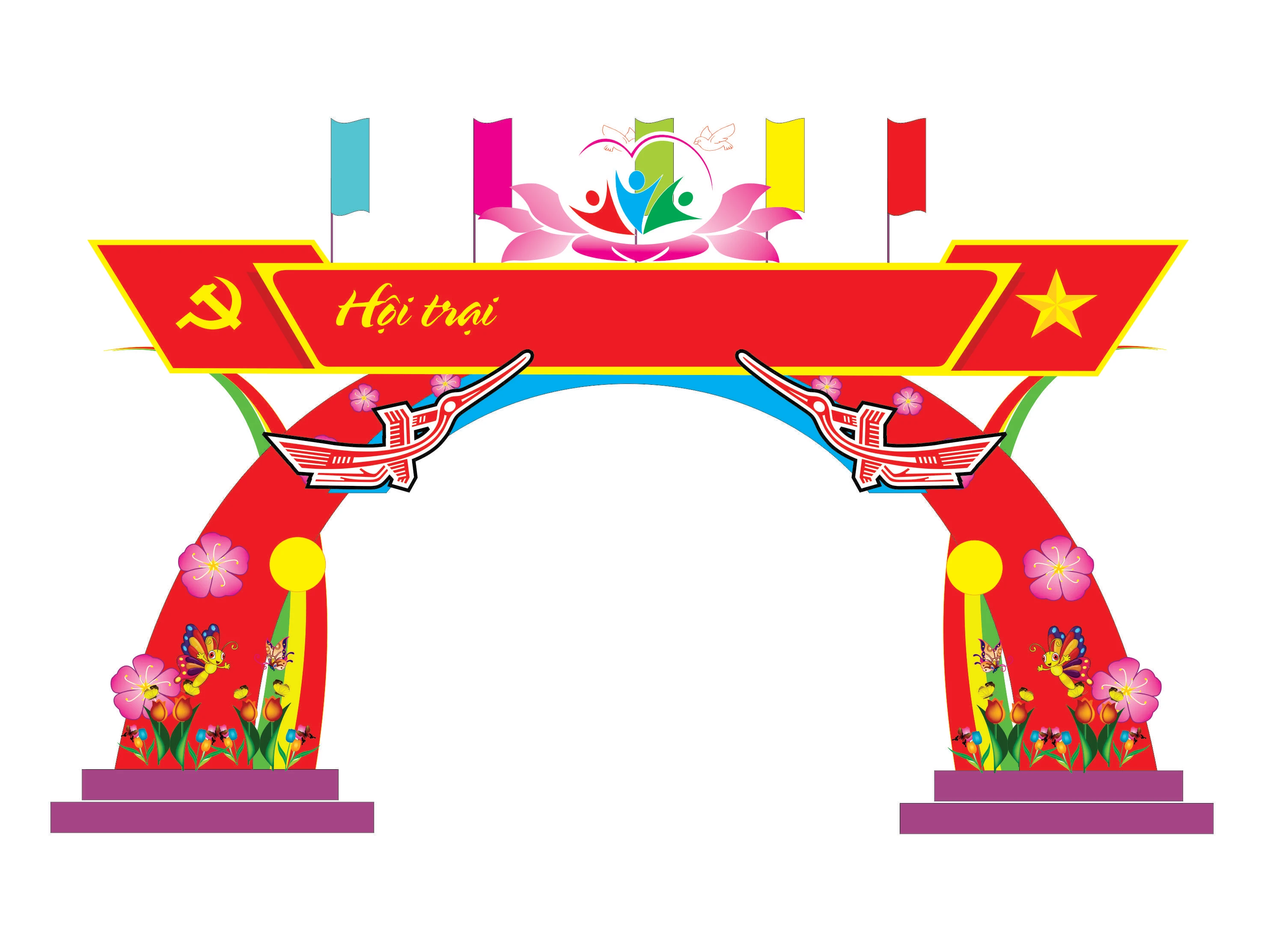 Cổng Chào Đảng - Hội trại