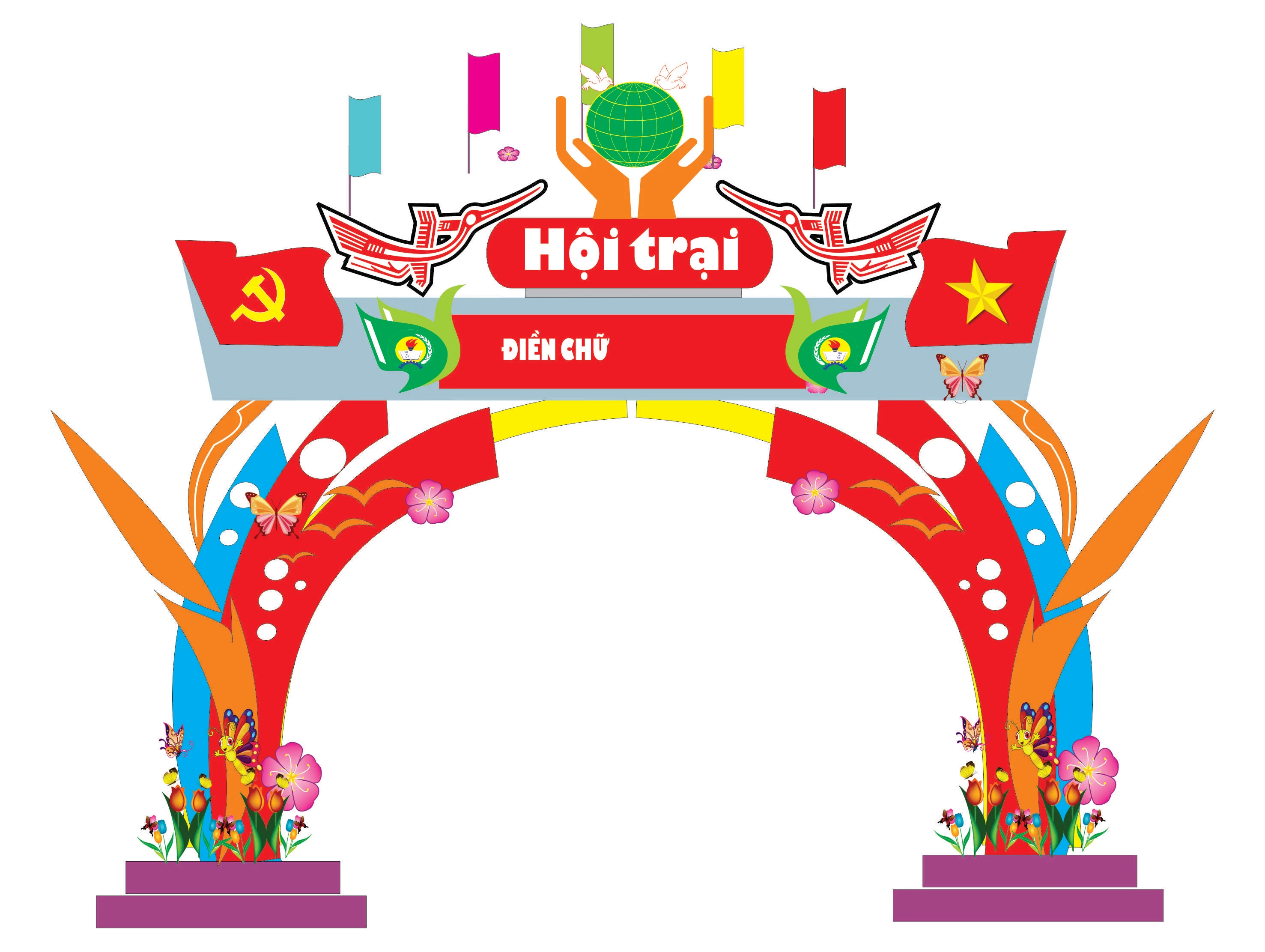 Cổng Chào Đảng - Hội trại 2