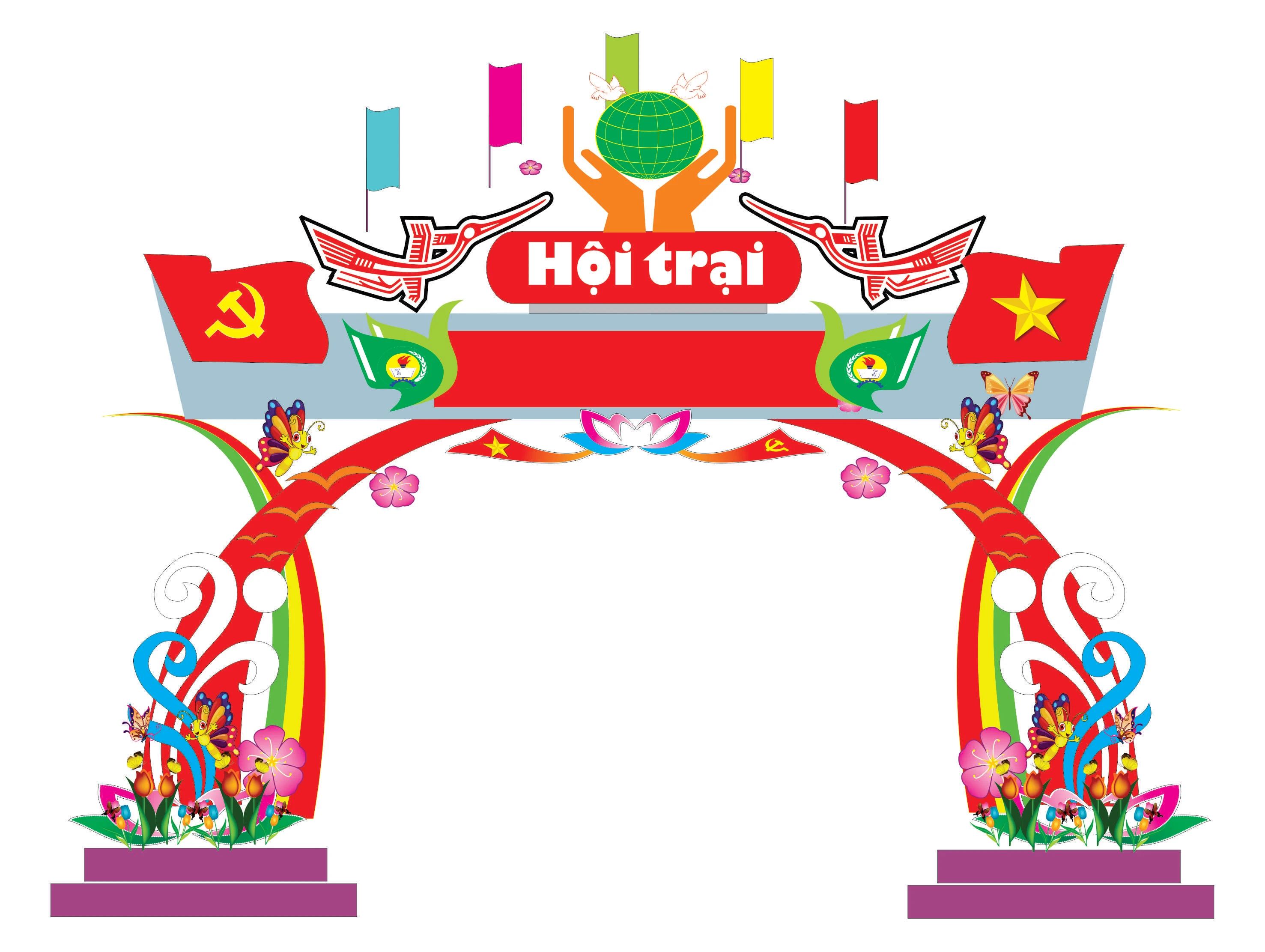 Cổng Chào Đảng - Hội trại 4