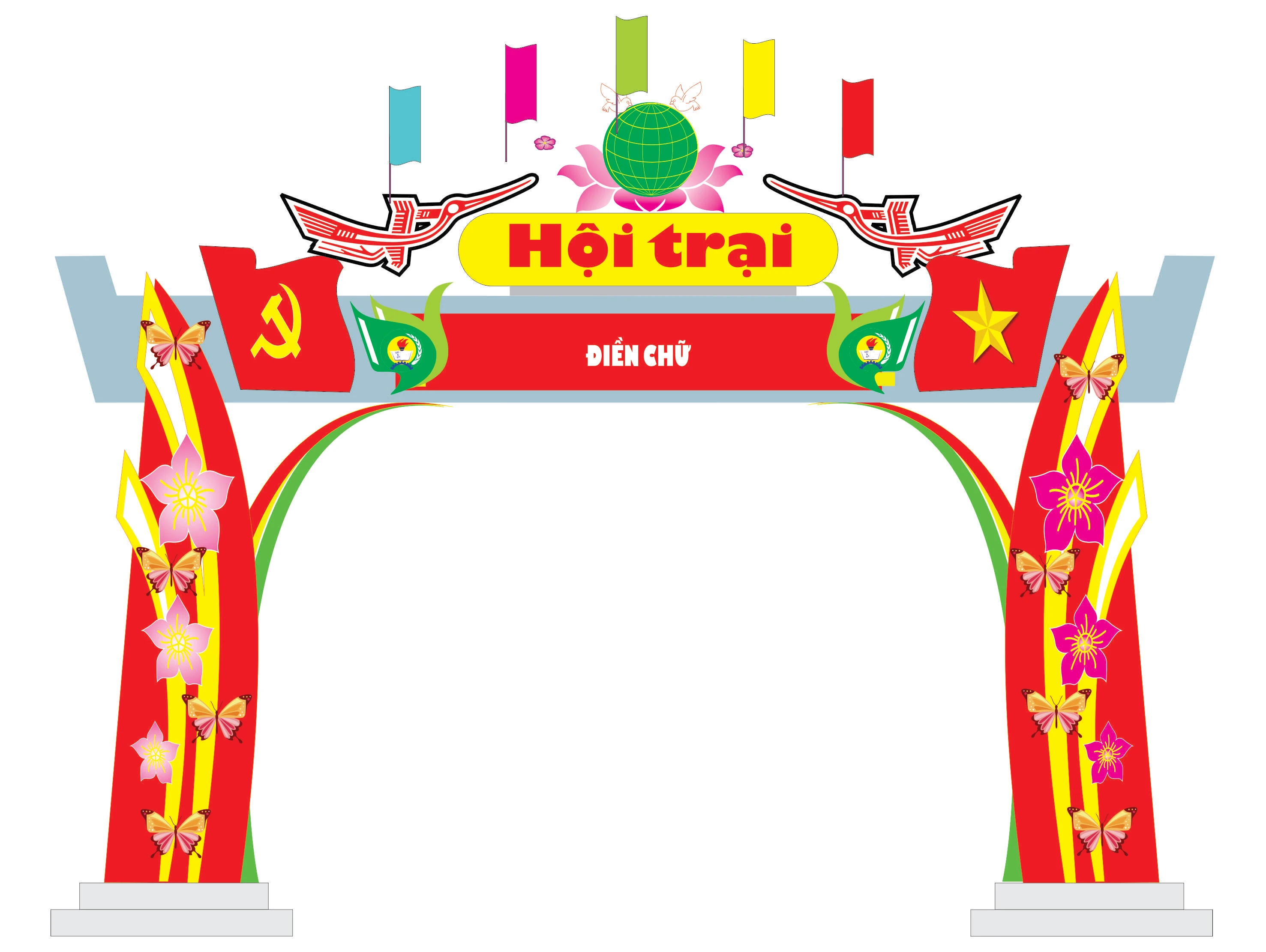 Cổng Chào Đảng - Hội trại 8