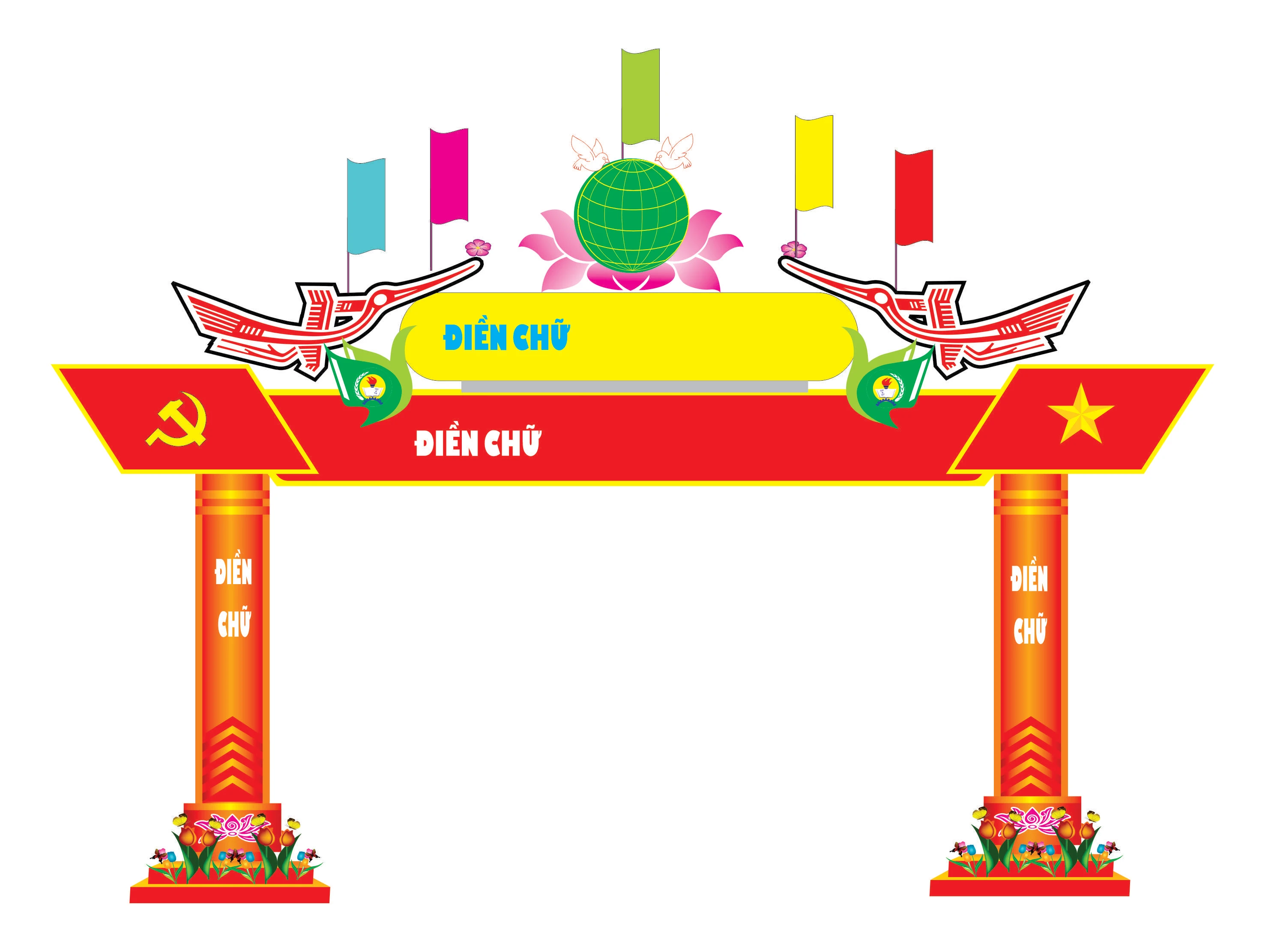 Cổng Chào Đảng - Hội trại 13