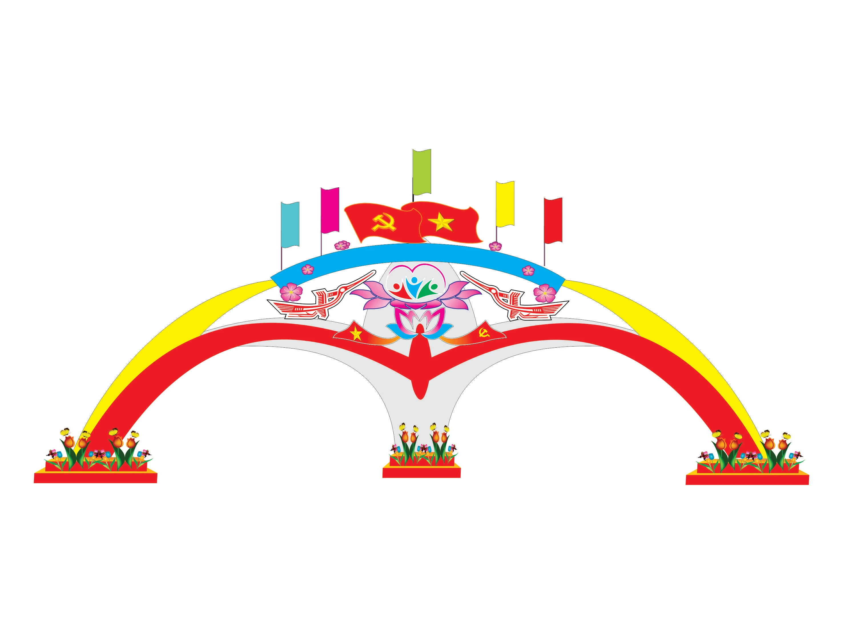 Cổng Chào Đảng - Hội trại 14