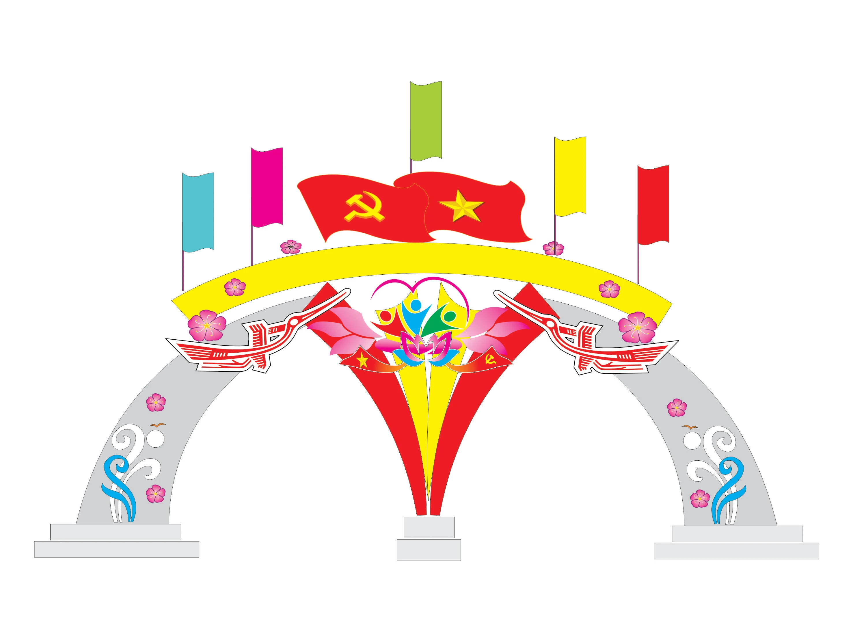 Cổng Chào Đảng - Hội trại 15