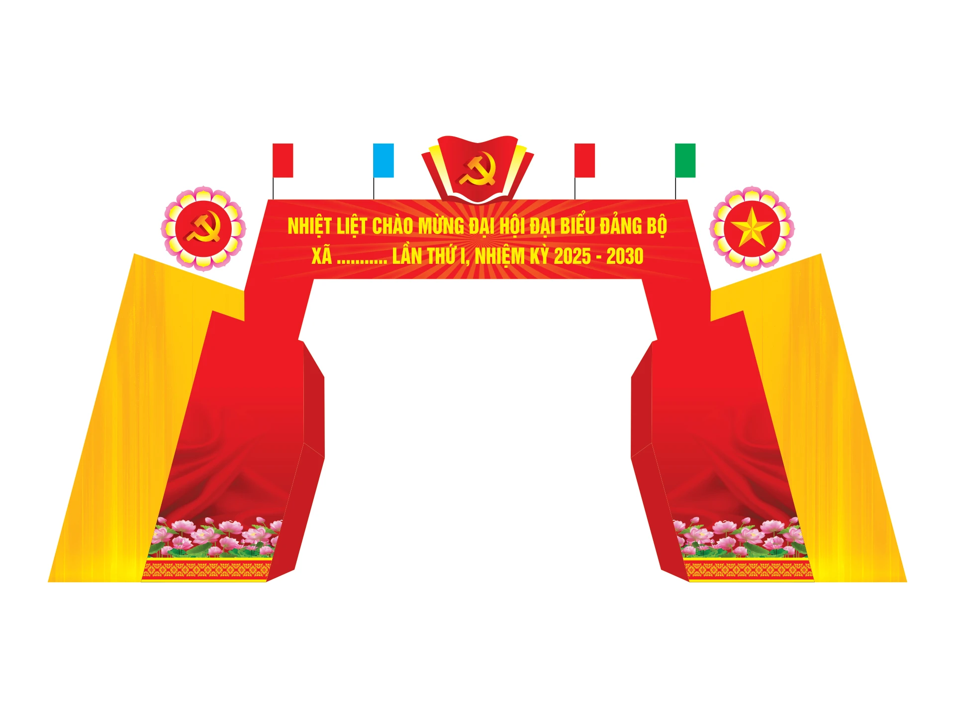 Cổng Chào Đảng, Huyện - Đại Hội #2