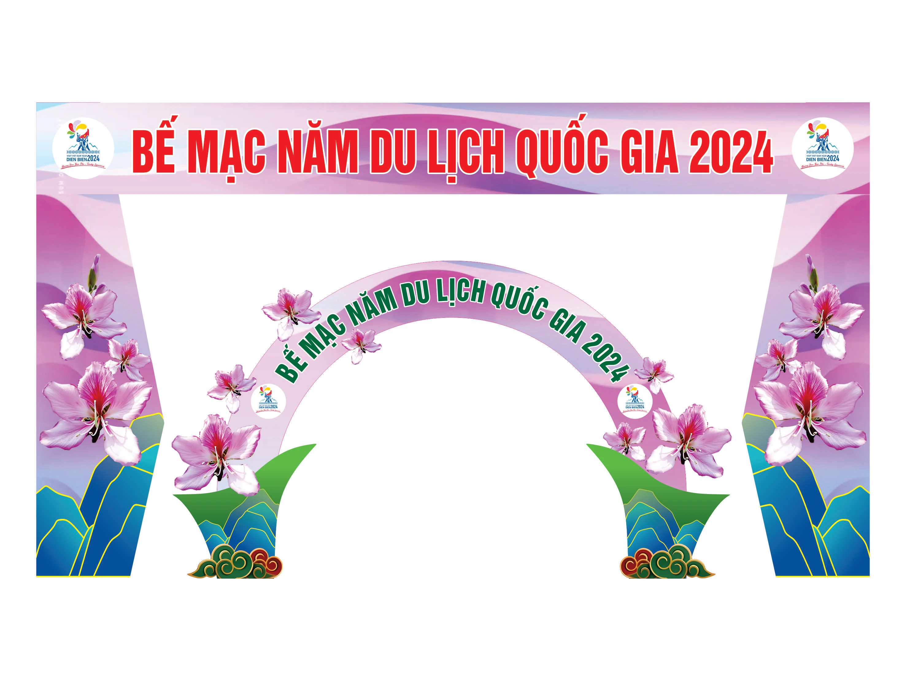 Cổng chào Bế mạc - Chào mừng #3