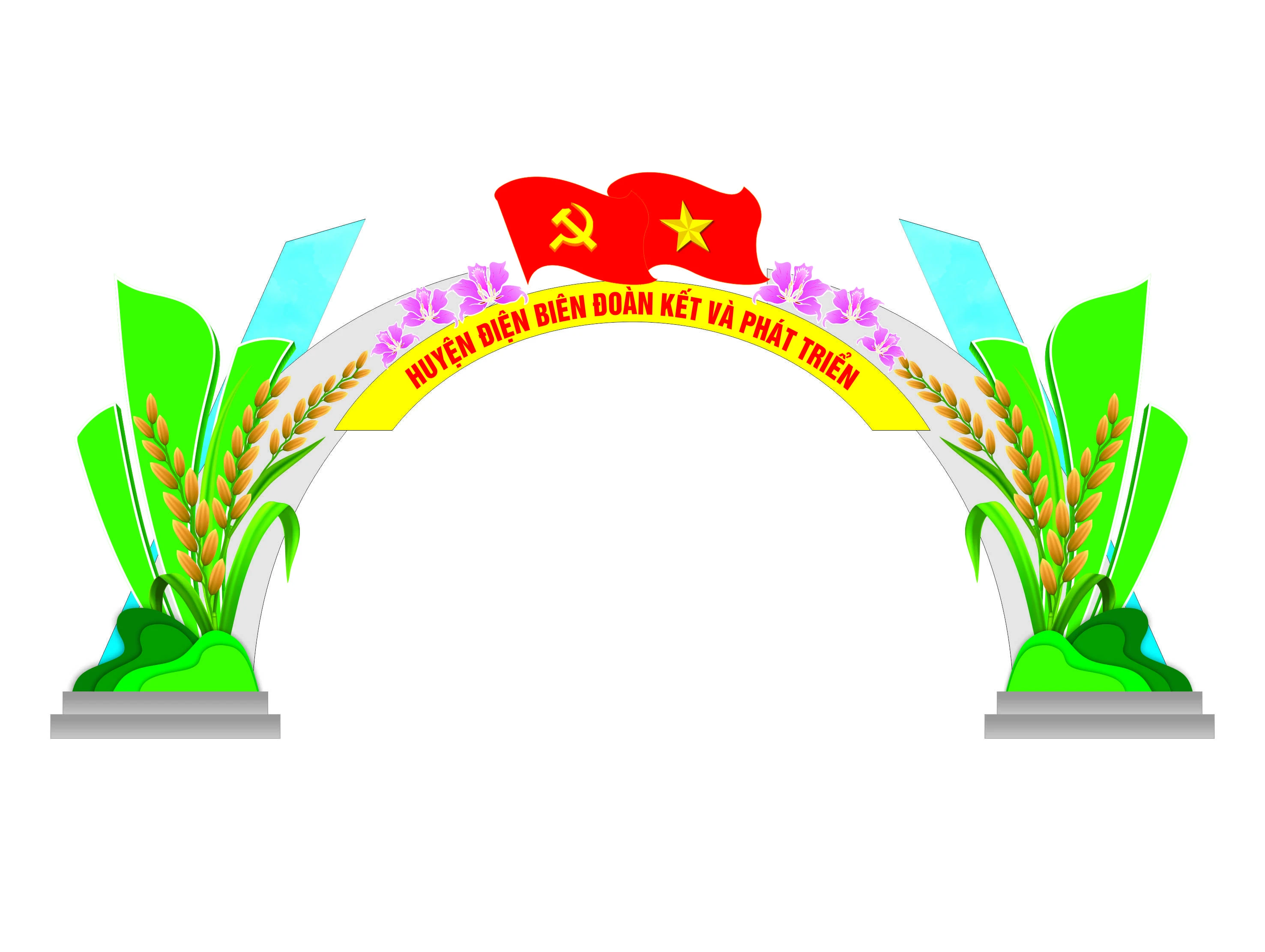 Cổng Chào Đảng, Huyện - Năm Mới #15