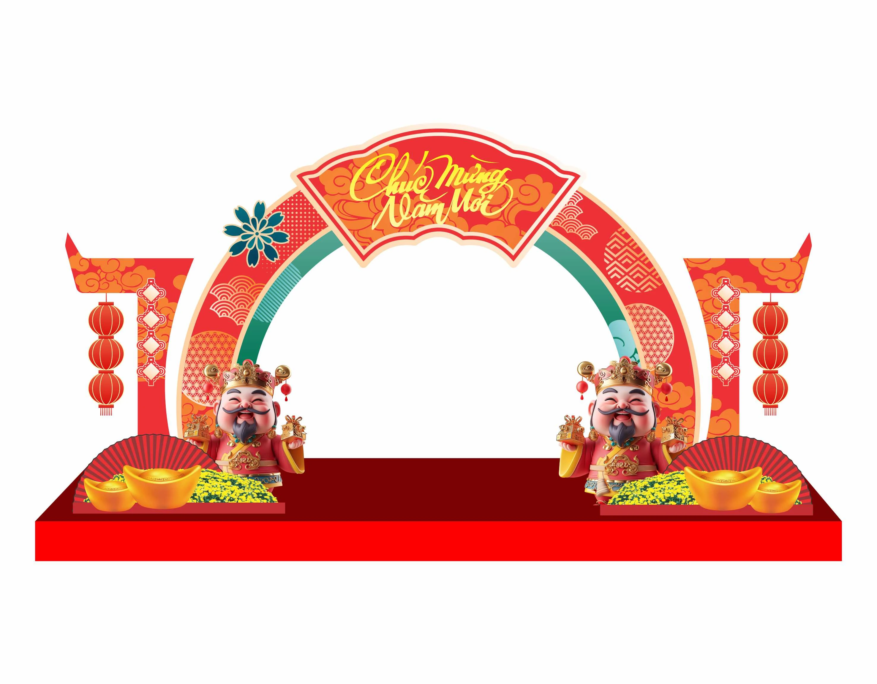 Cổng chào, backgruop năm mới #2