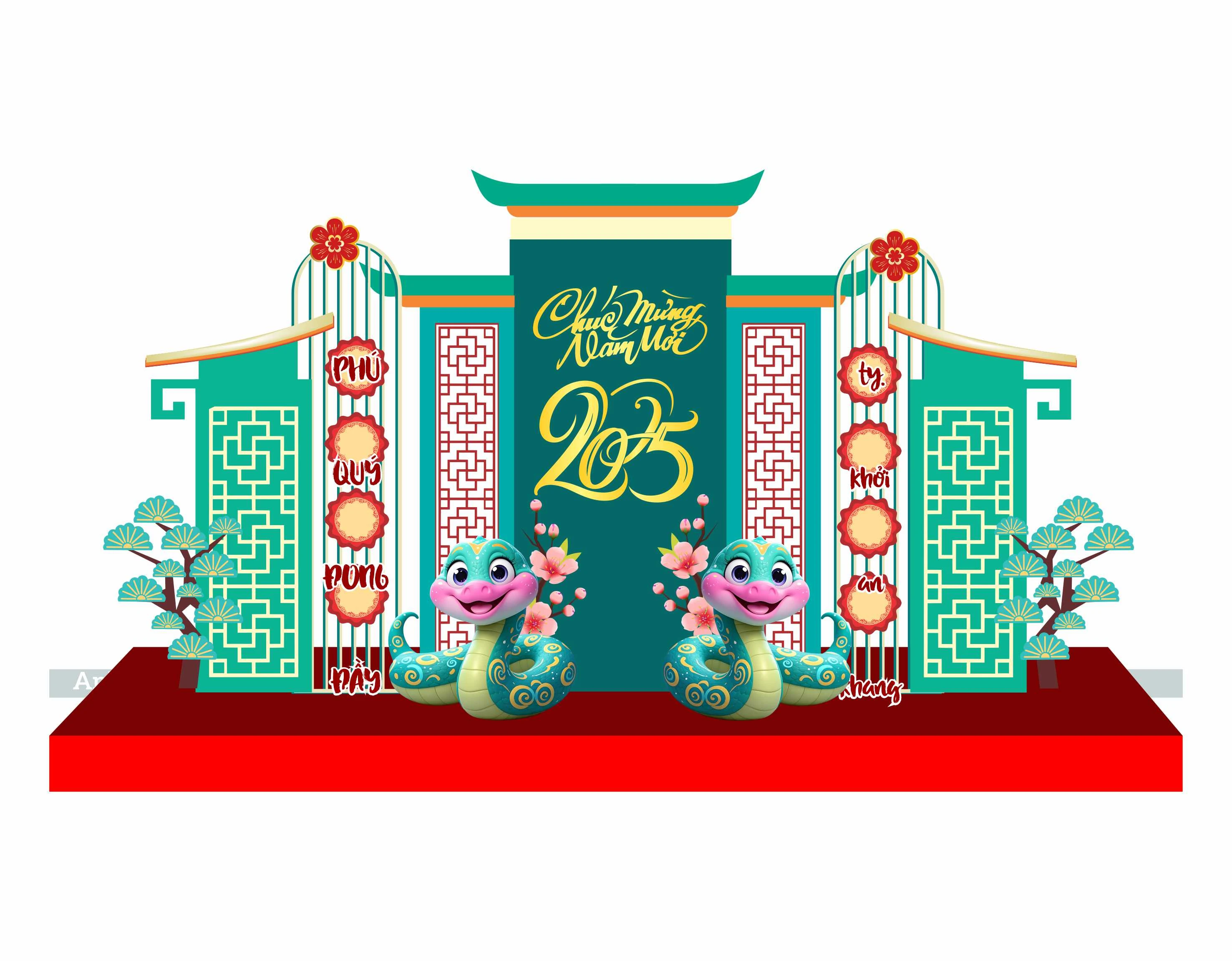 Cổng chào, backgruop năm mới #6