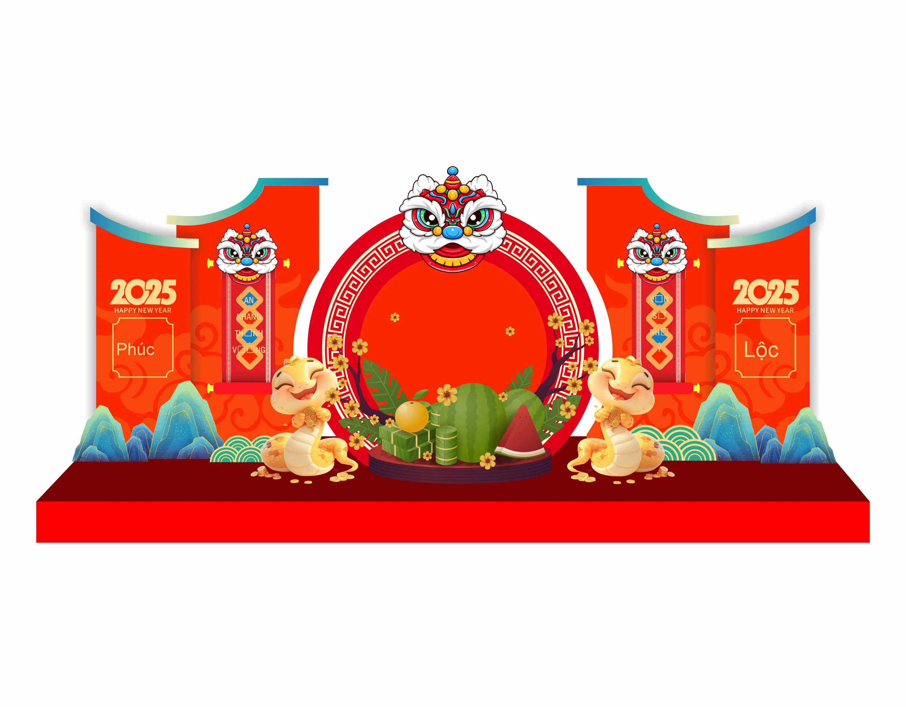 Cổng chào, backgruop năm mới #7