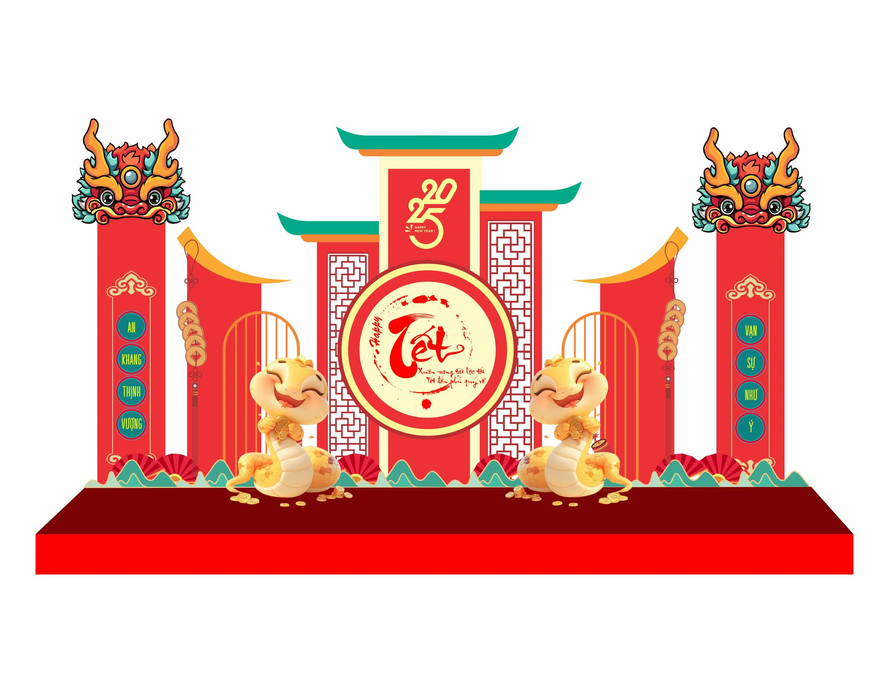 Cổng chào, backgruop năm mới #14