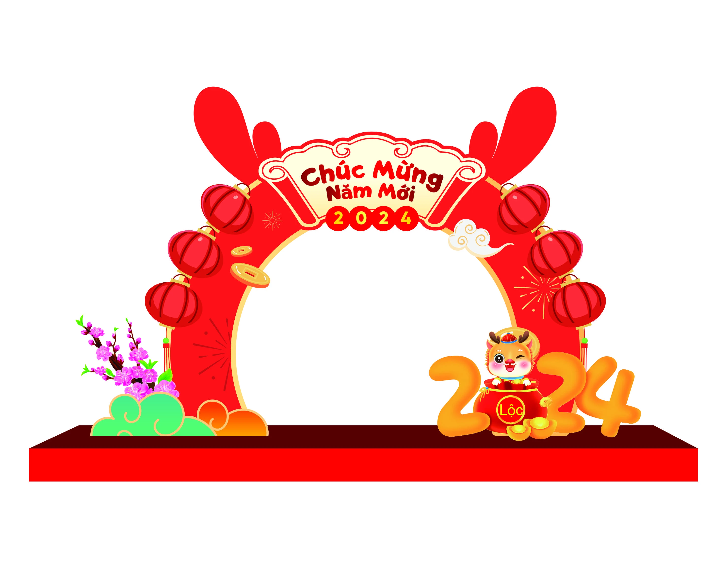 Cổng chào, backgruop năm mới #29