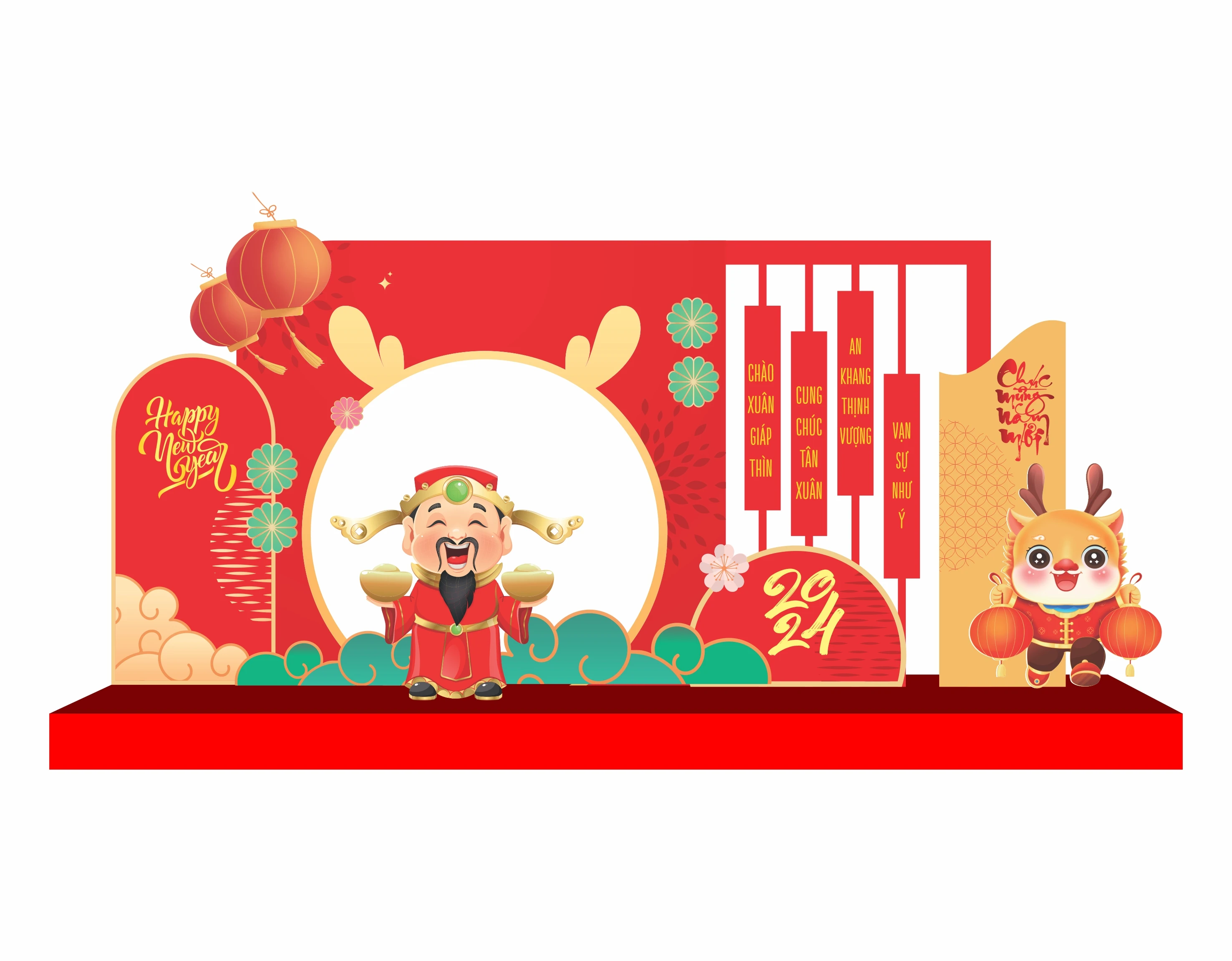 Cổng chào, backgruop năm mới #63