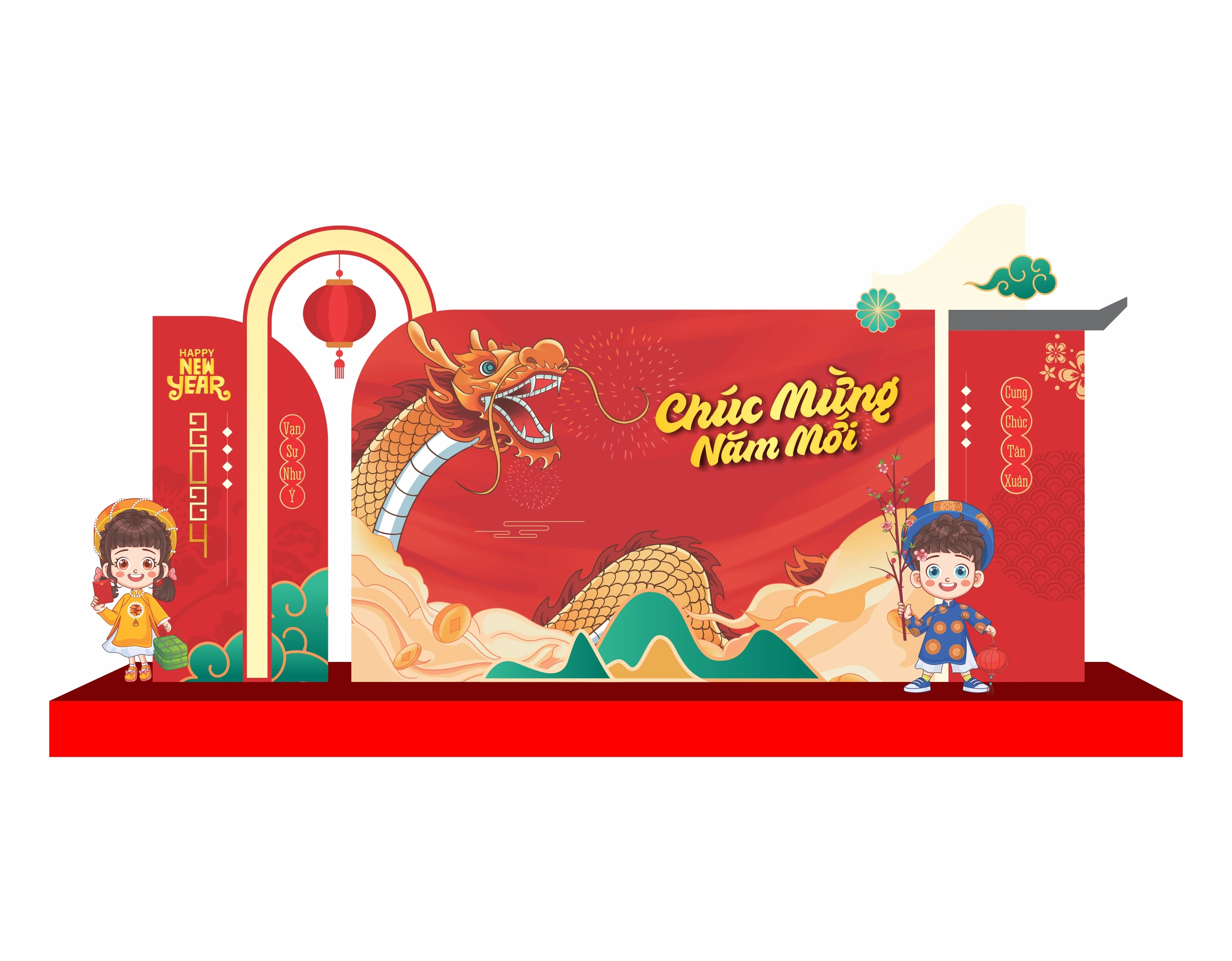 Cổng chào, backgruop năm mới #70