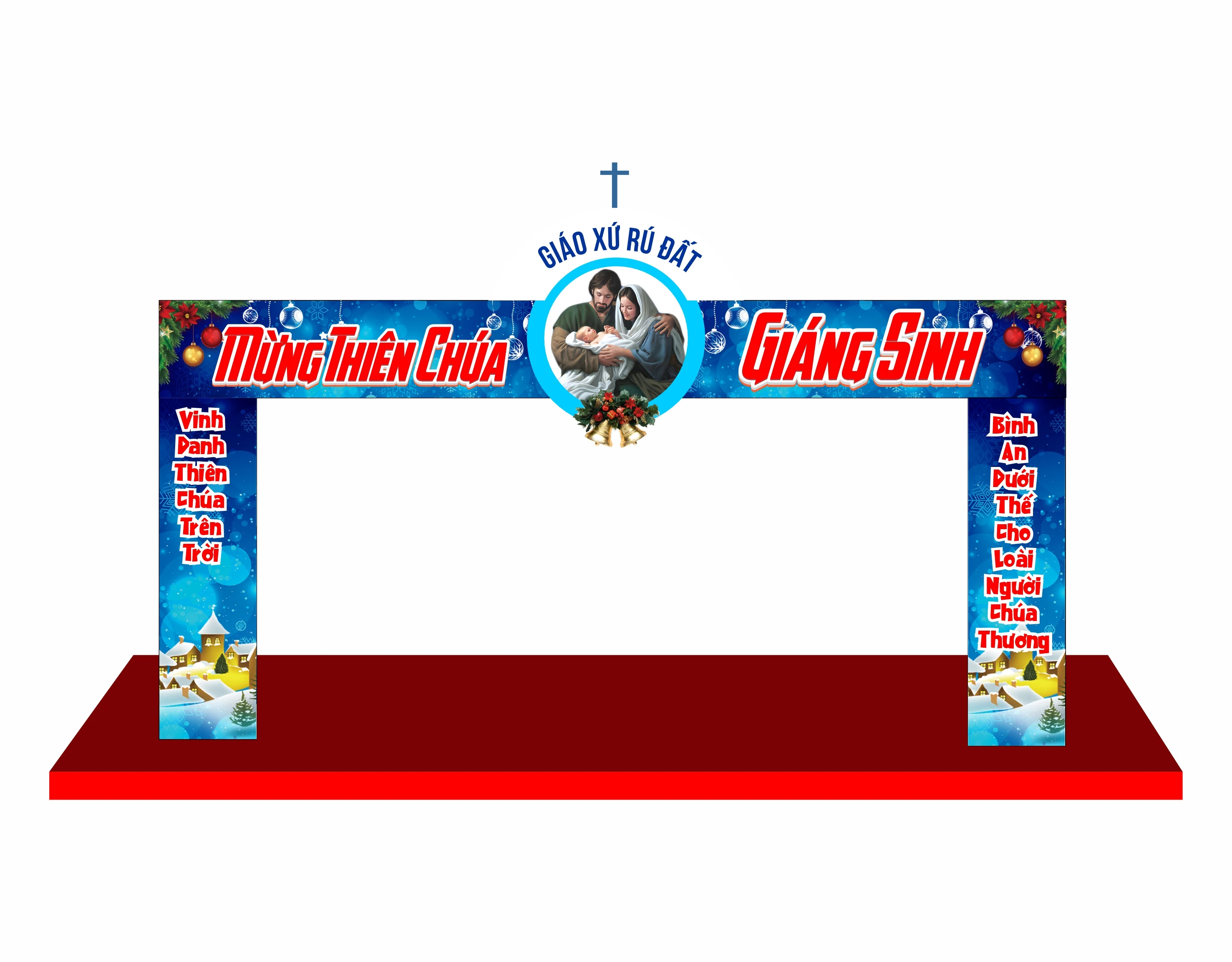 Cổng Chào Giáo Xứ, cổng chào Chúa Giáng Sinh - Merry Christmas #4