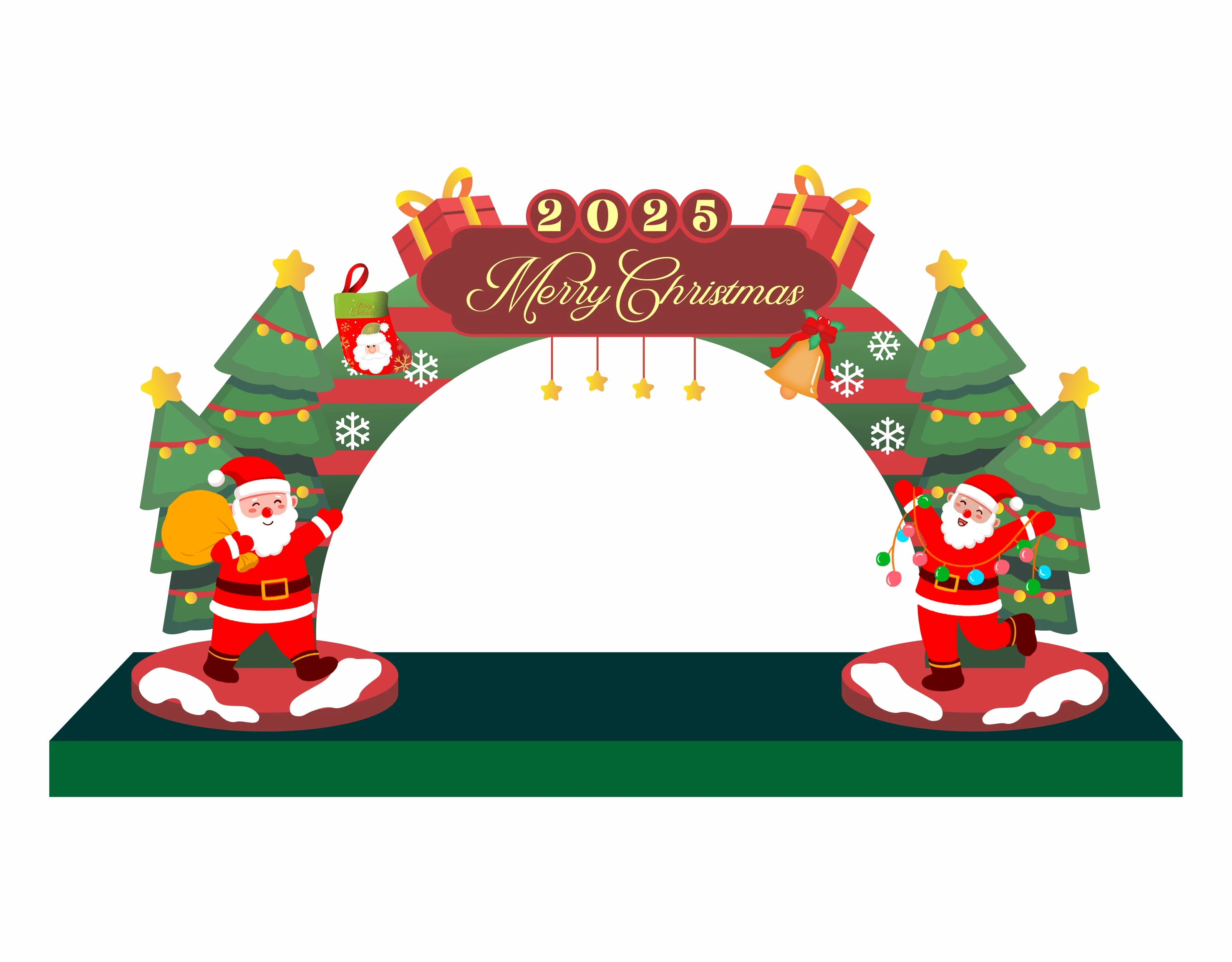 Cổng Chào Noel, cổng chào Giáng Sinh - Merry Christmas #5