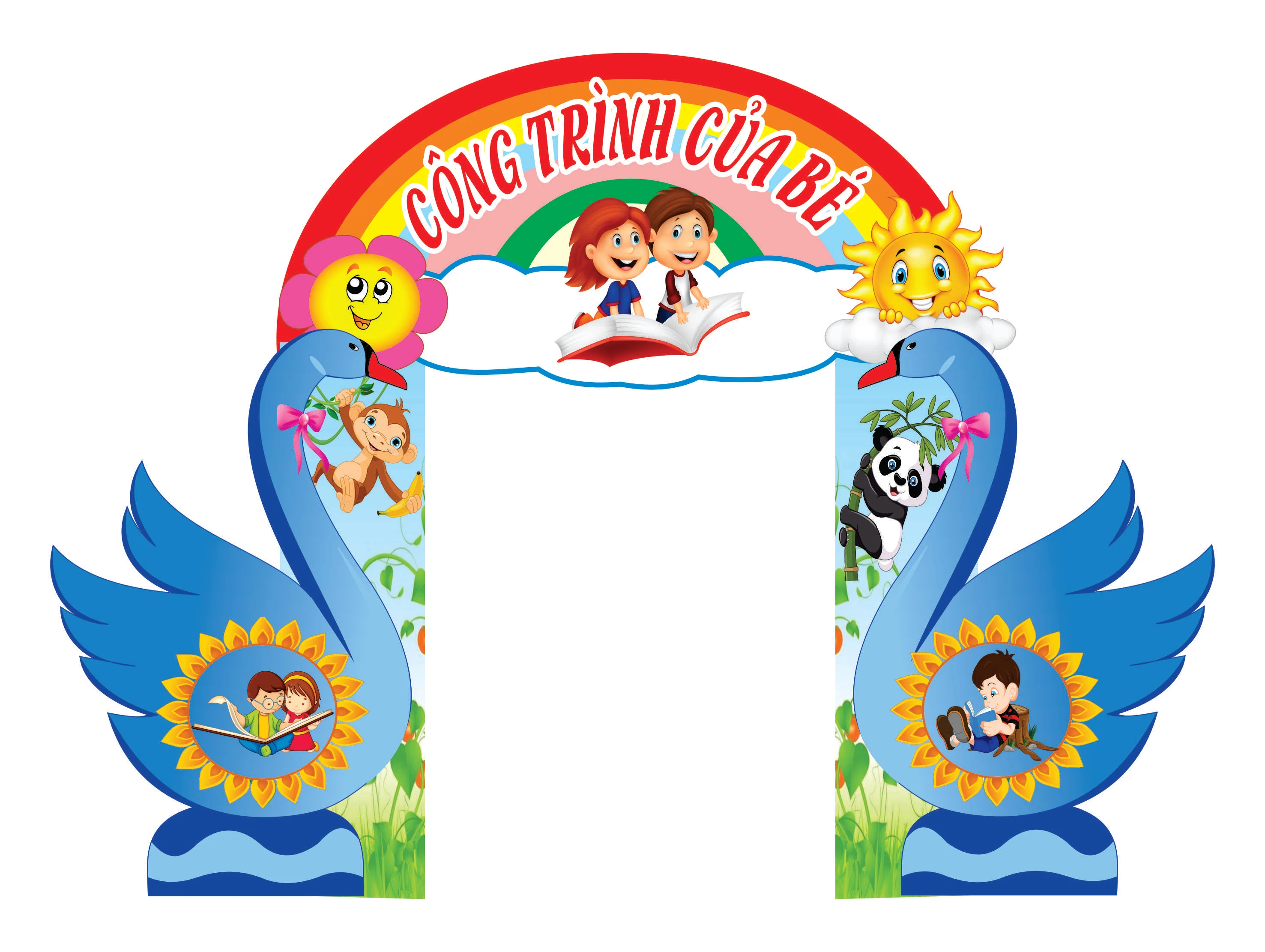 Cổng chào trẻ em, cổng chào khu vui chơi #5