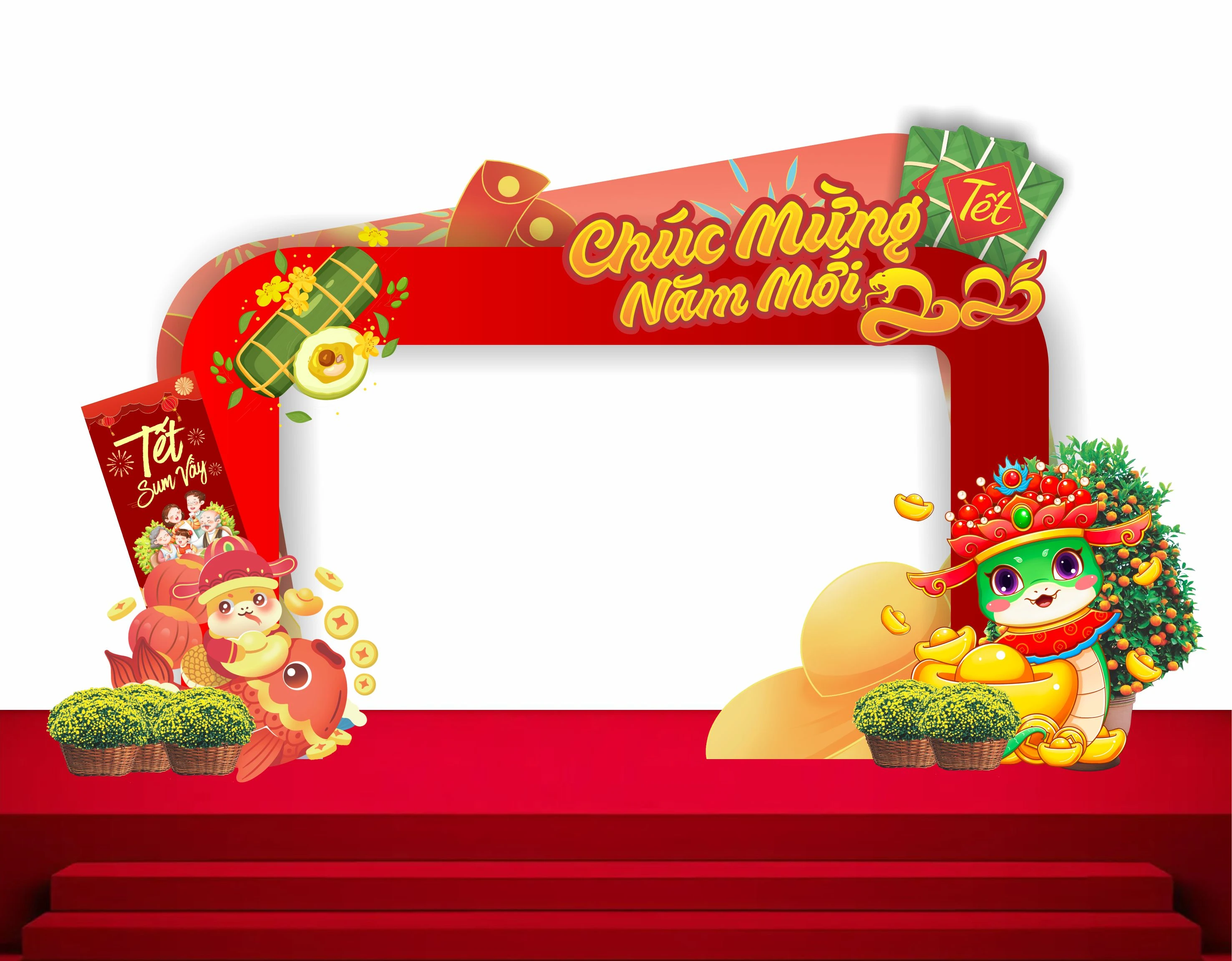Cổng chào - Backgruond Decor Năm Mới #93