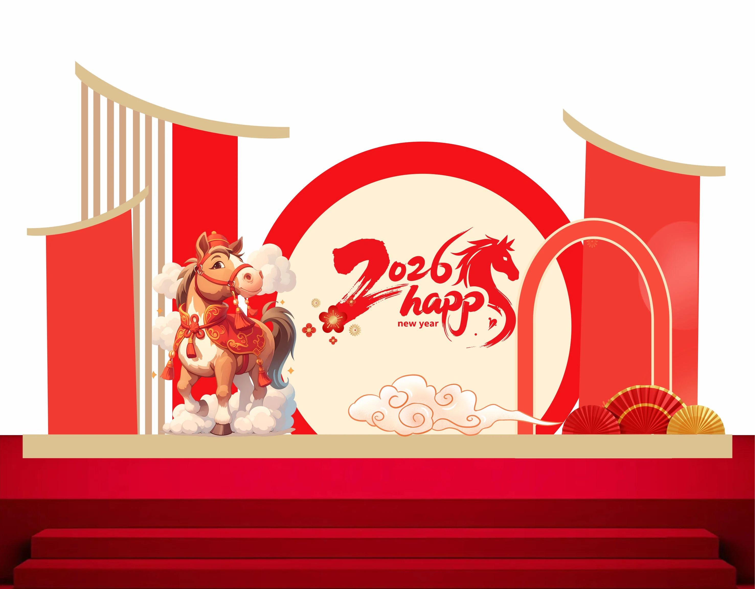 Cổng chào - Backgruond Decor Năm Mới #100