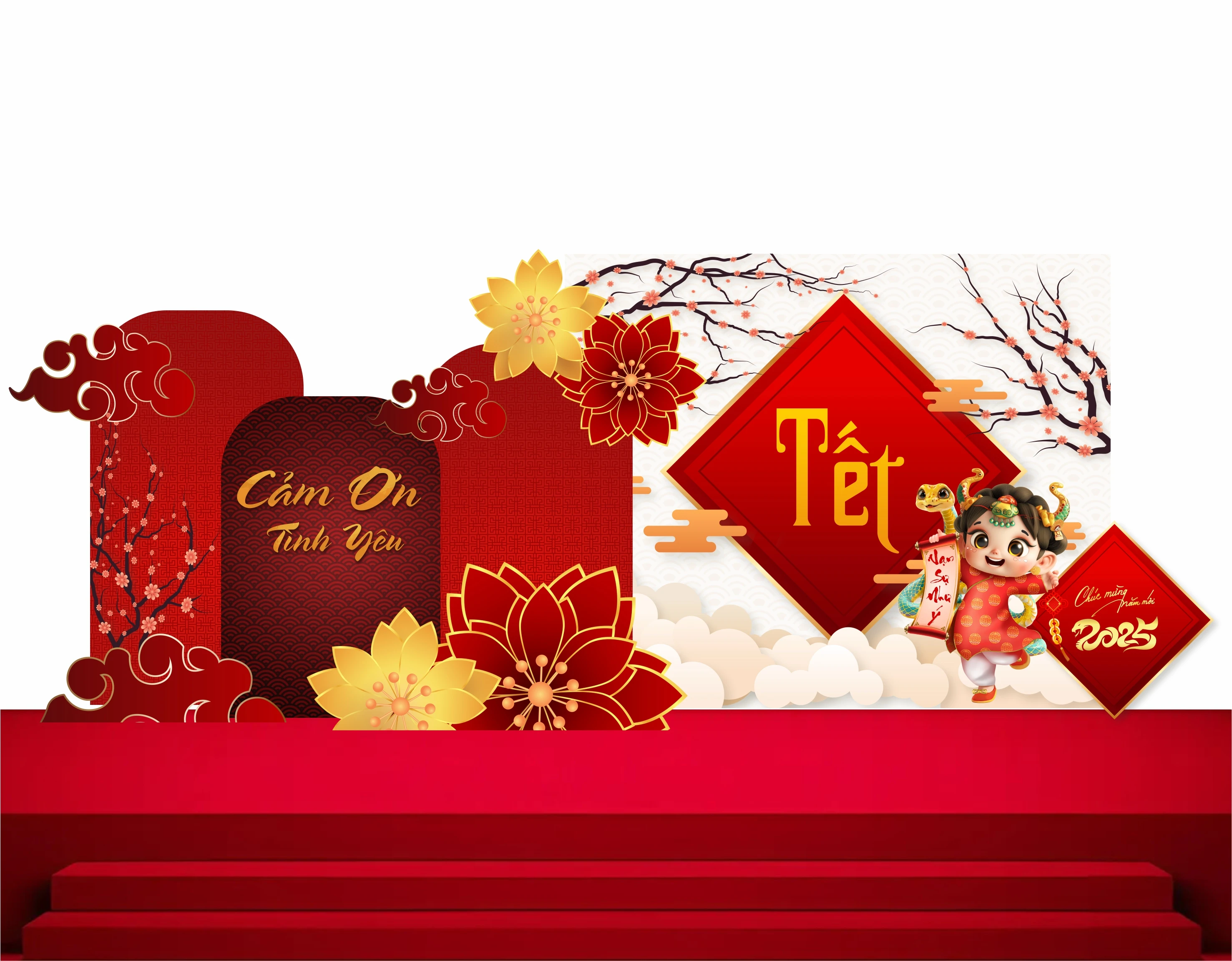 Cổng chào - Backgruond Decor Năm Mới #137