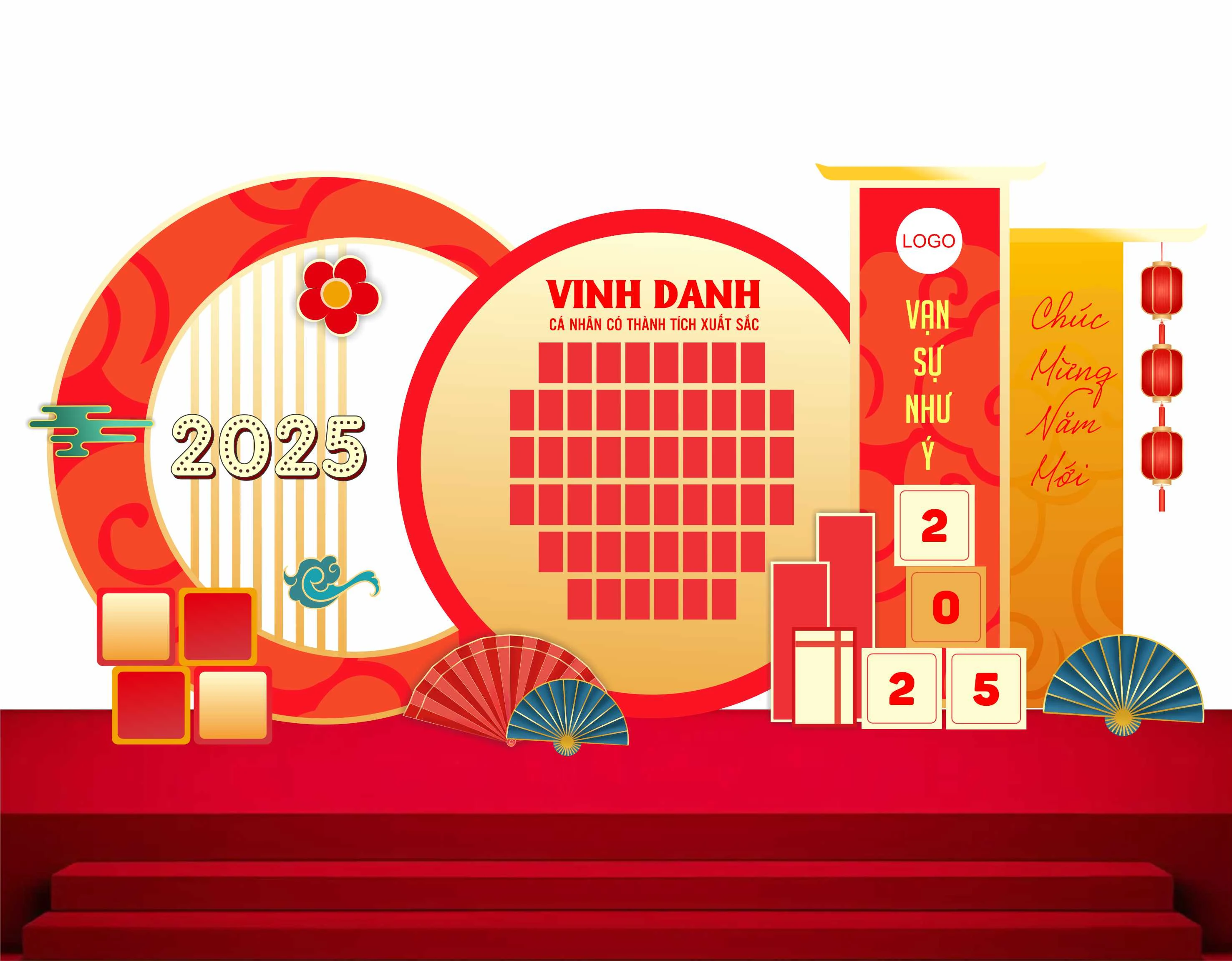 Cổng chào - Backgruond Decor Năm Mới #139