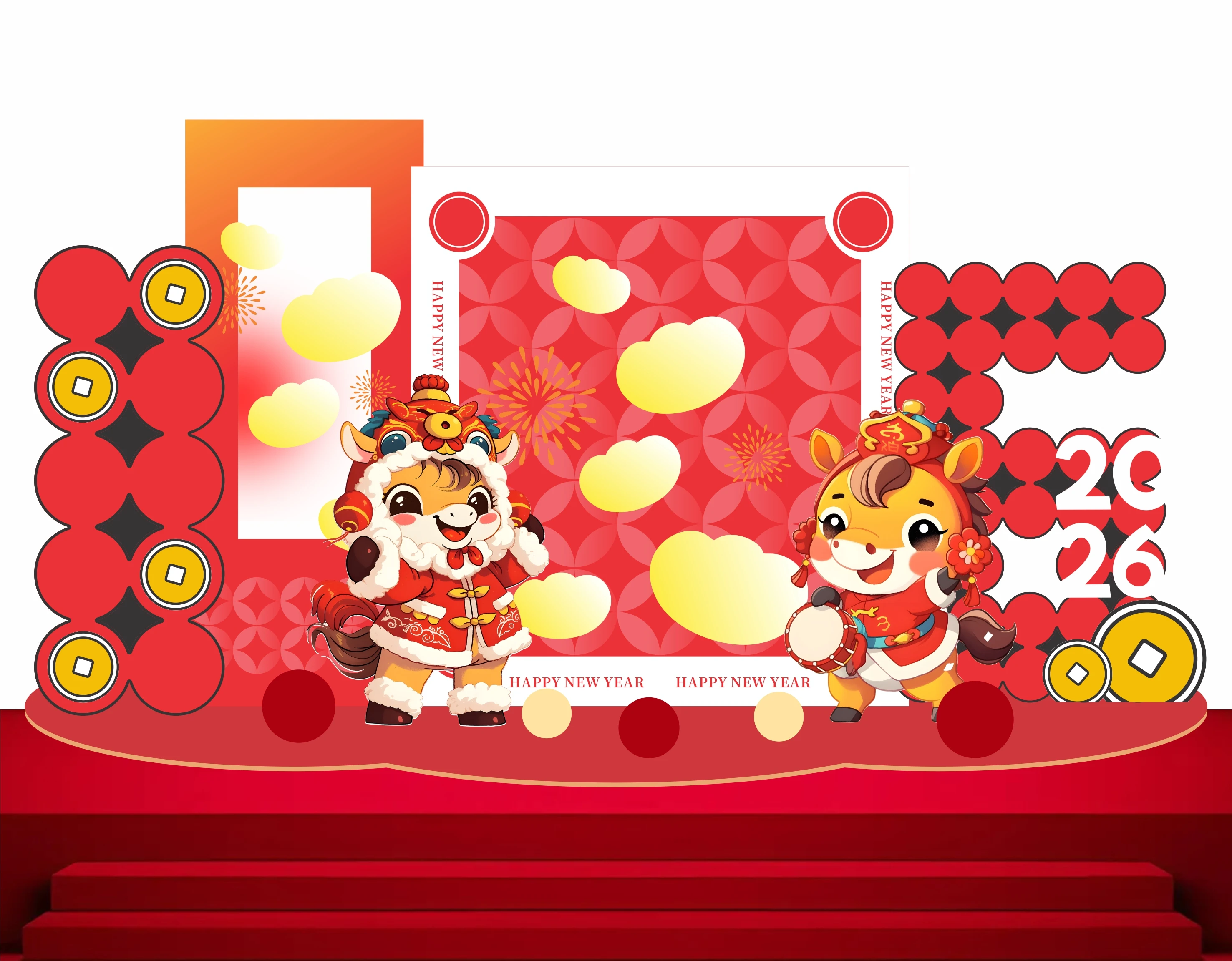 Cổng chào - Backgruond Decor Năm Mới #152