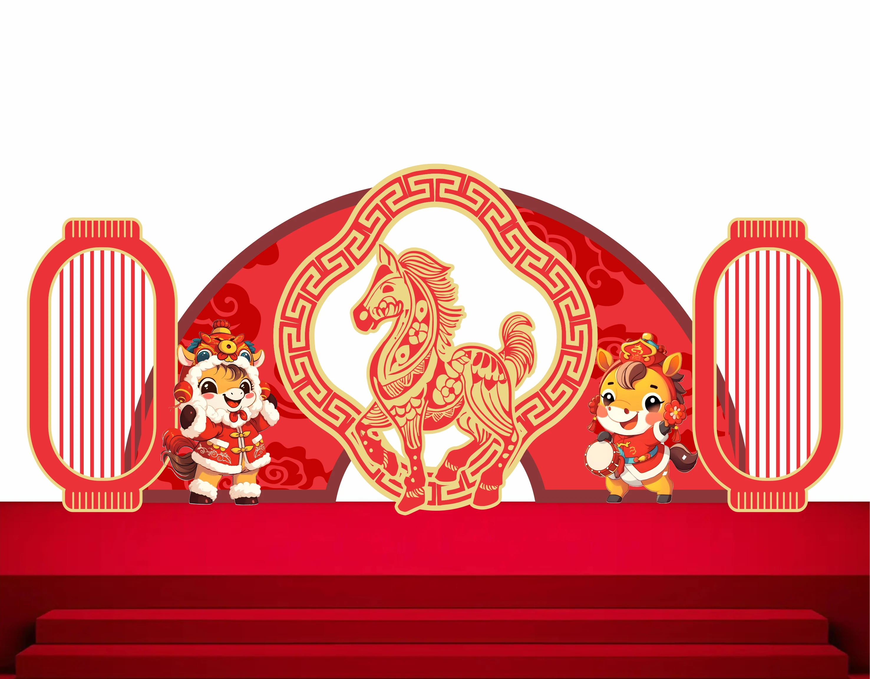 Cổng chào - Backgruond Decor Năm Mới #170