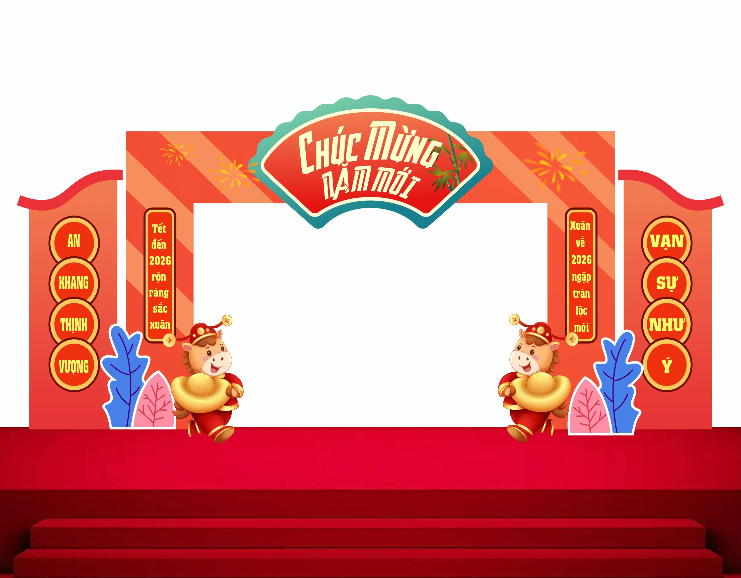 Cổng chào - Backgruond Decor Năm Mới #176