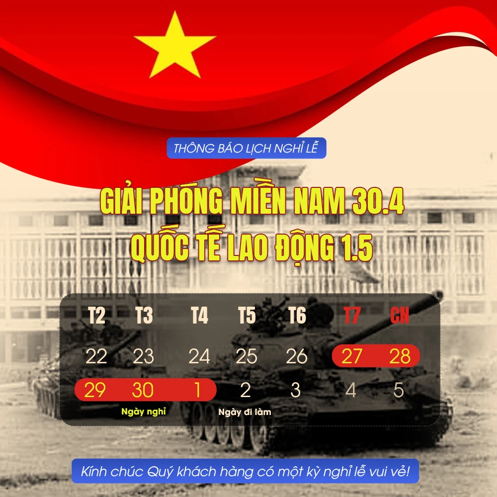 Giải phóng Miền Nam (30/4) & Quốc Tế Lao Động (1/5) #12