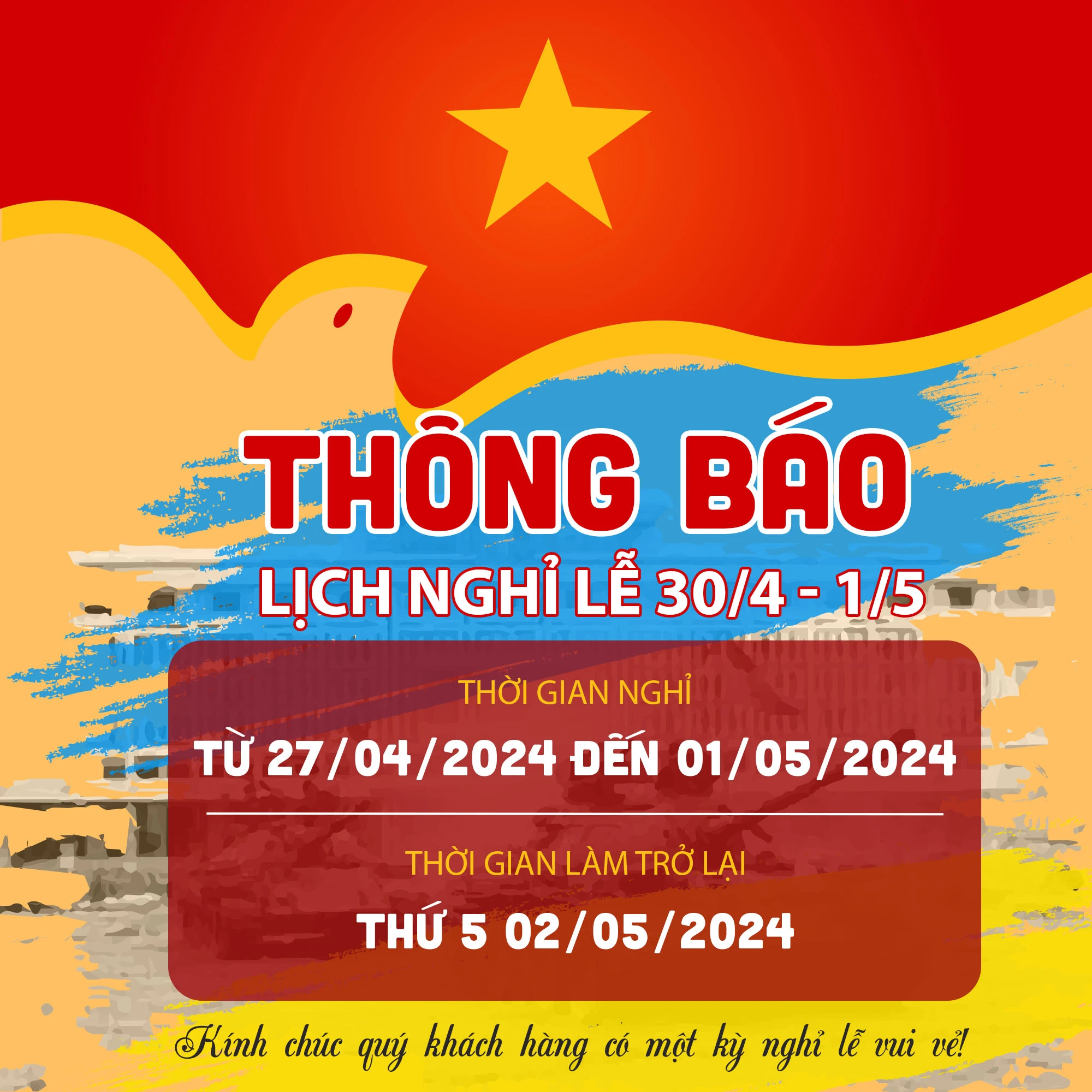 Giải phóng Miền Nam (30/4) & Quốc Tế Lao Động (1/5) #31